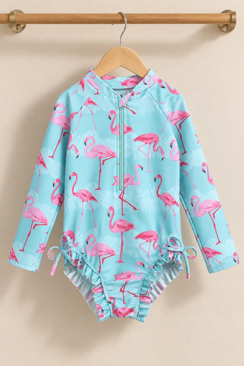Combinaison Flamant Rose Bebe