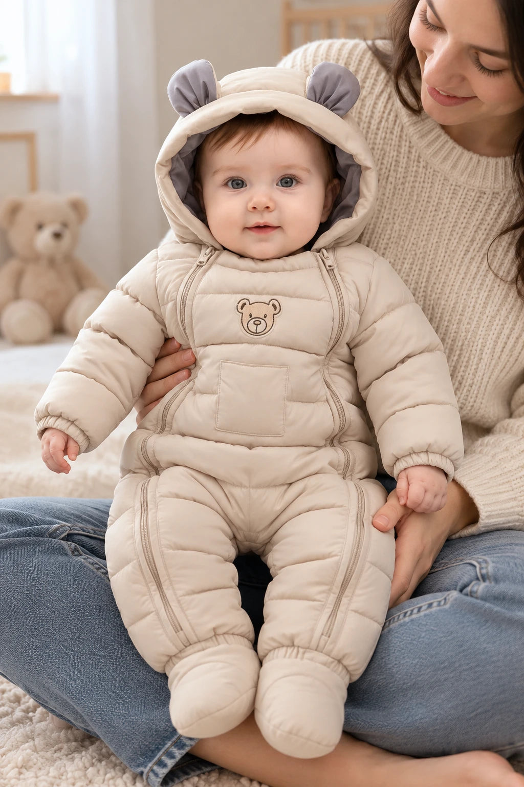 Combinaison Froid Bebe - Beige