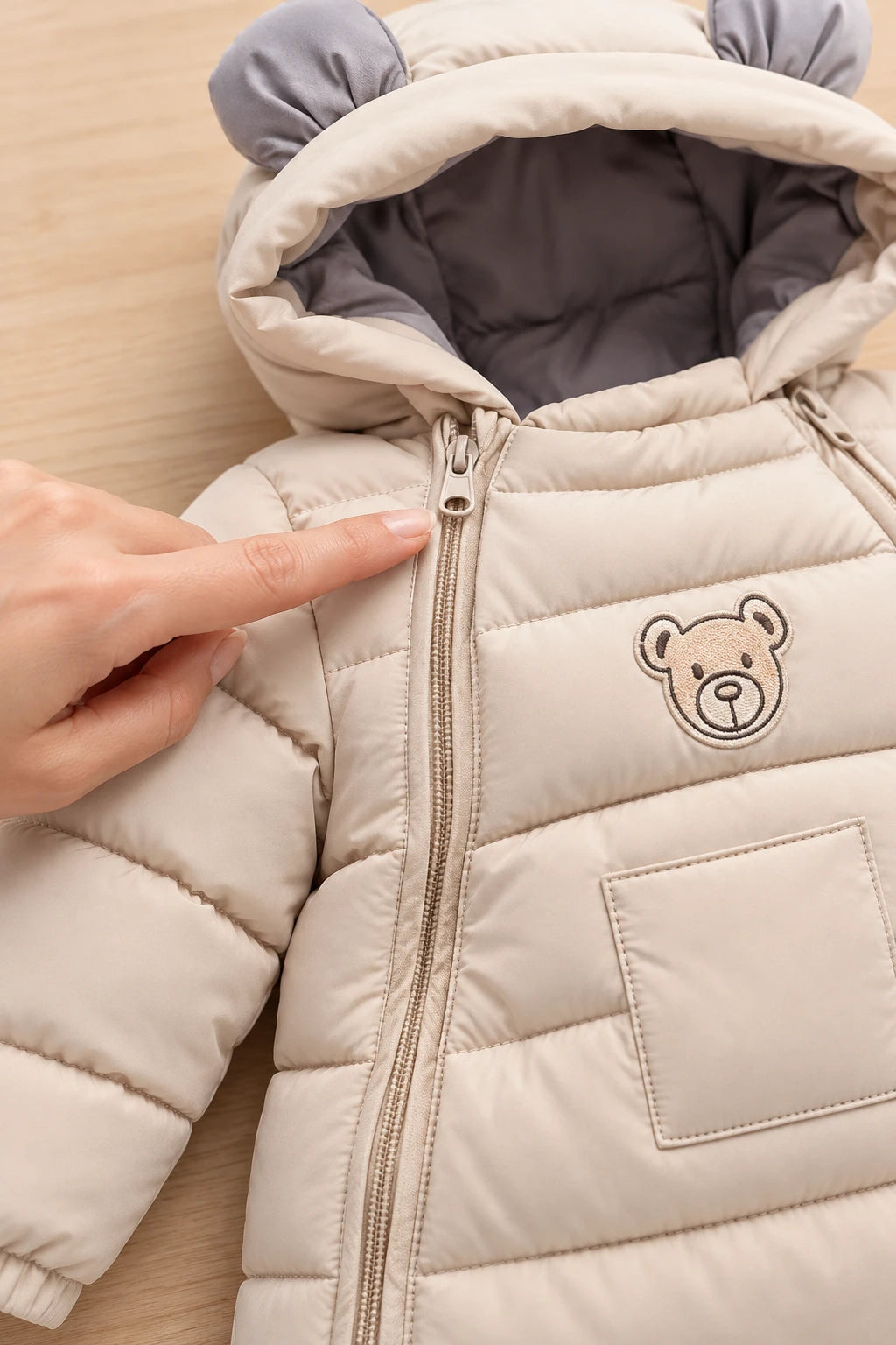 Combinaison Froid Bebe - Beige