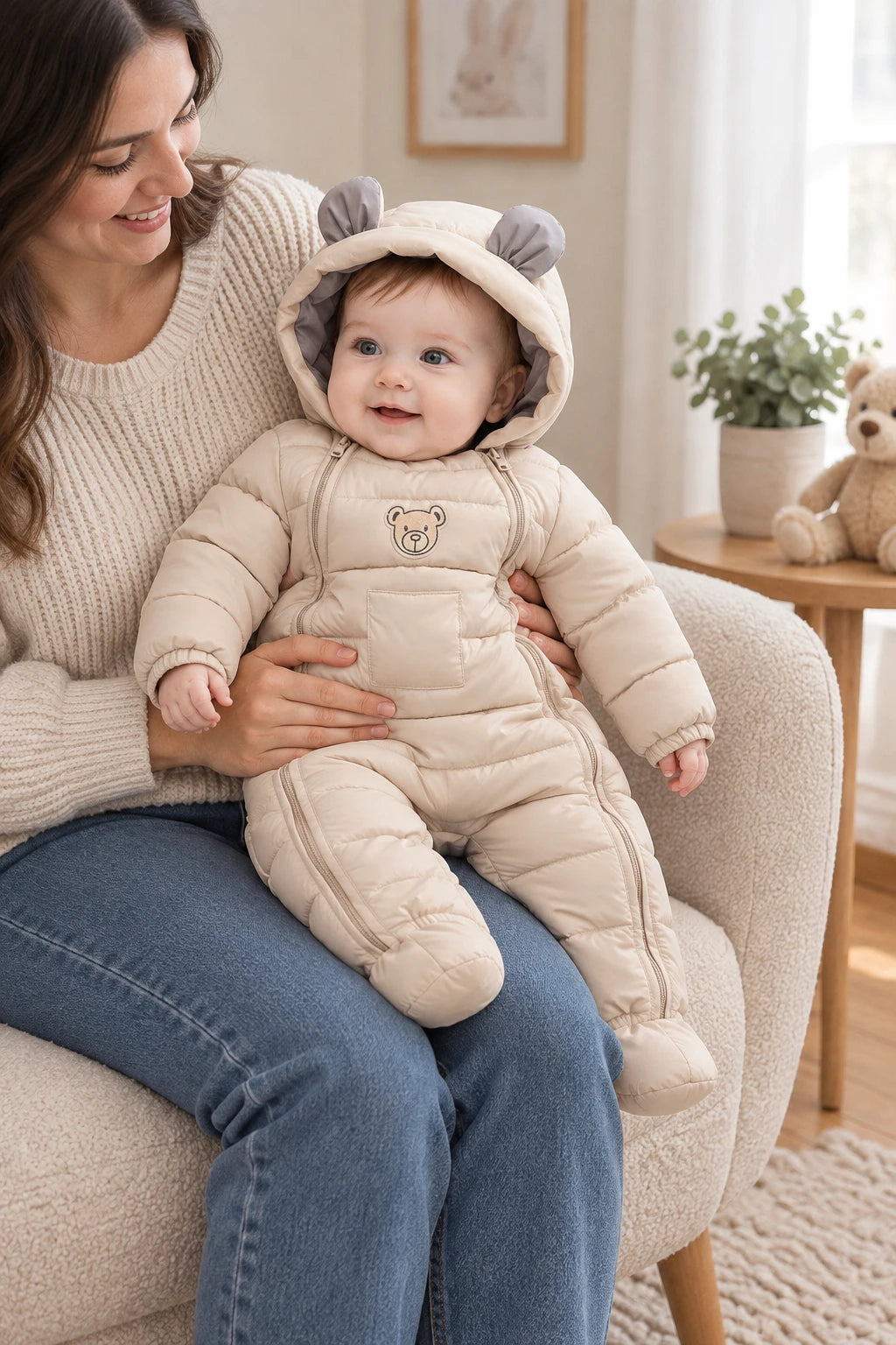 Combinaison Froid Bebe - Beige