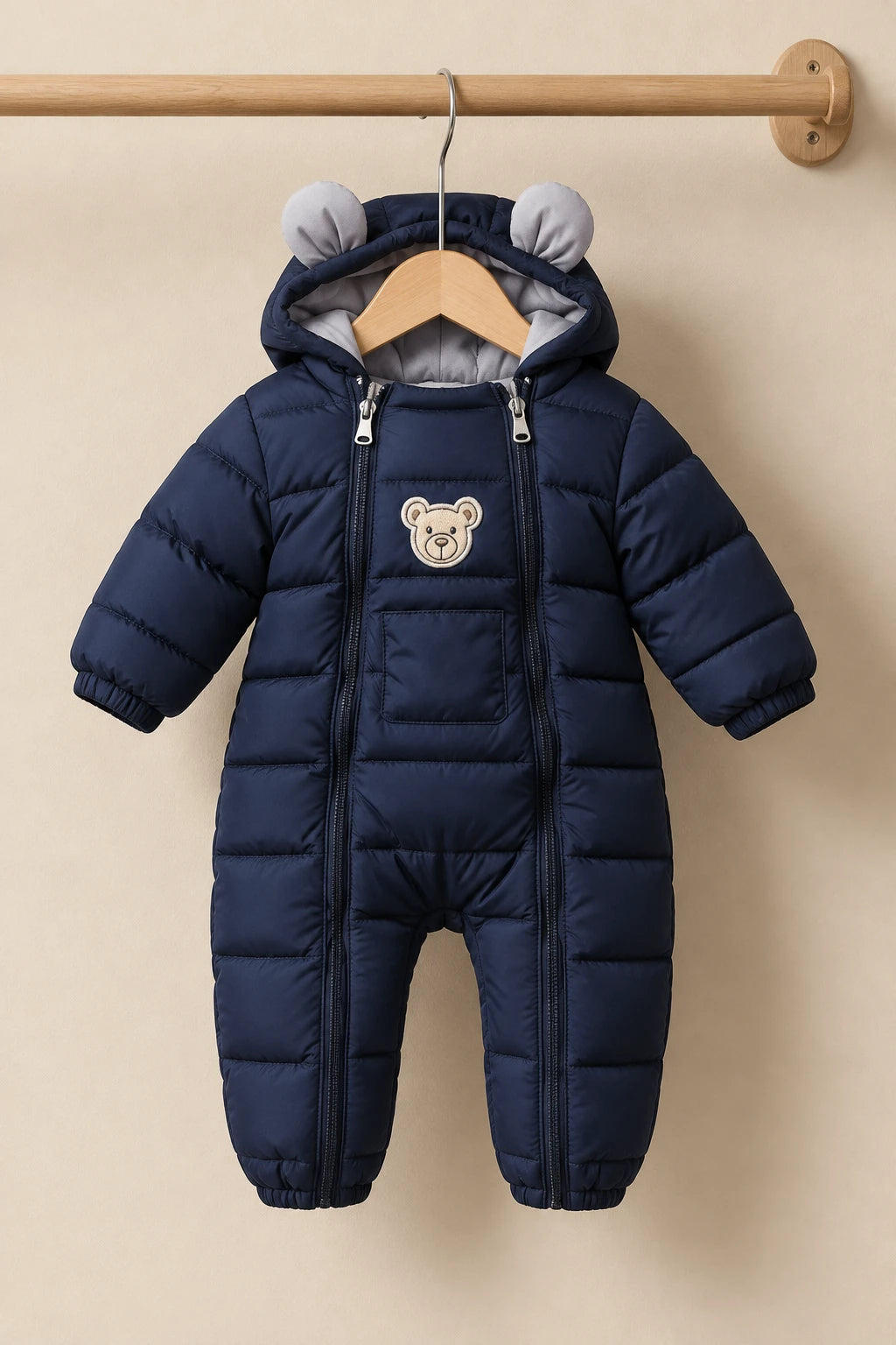 Combinaison Froid Bebe - Bleu Marine