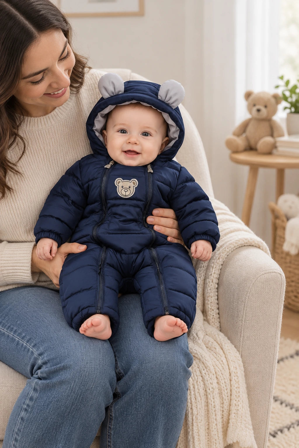 Combinaison Froid Bebe - Bleu Marine