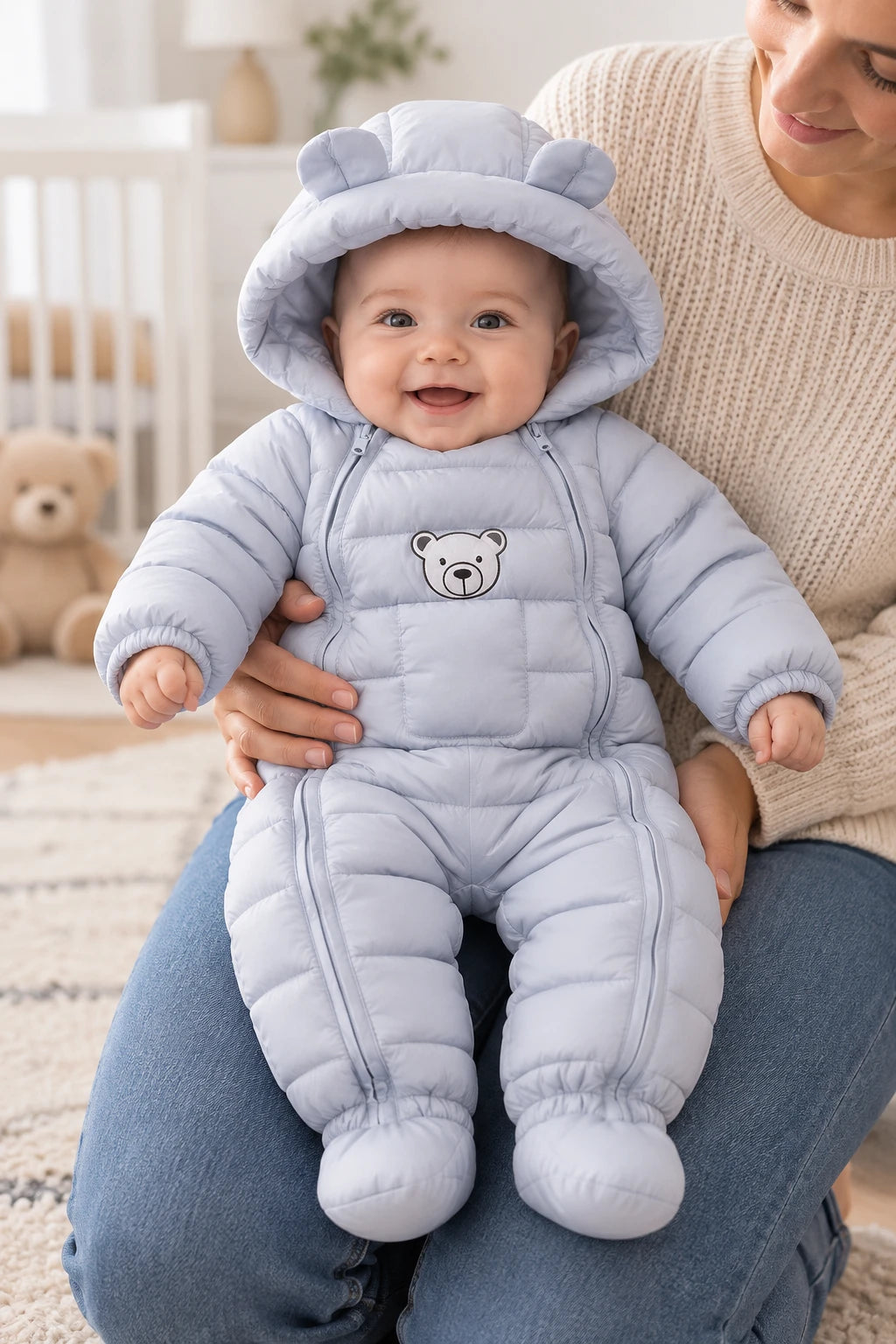 Combinaison Froid Bebe - Gris