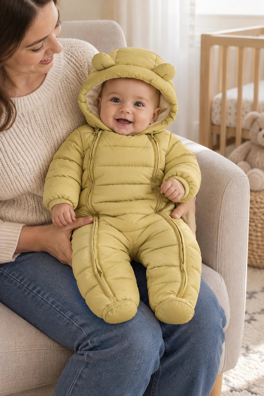 Combinaison Froid Bebe - Jaune