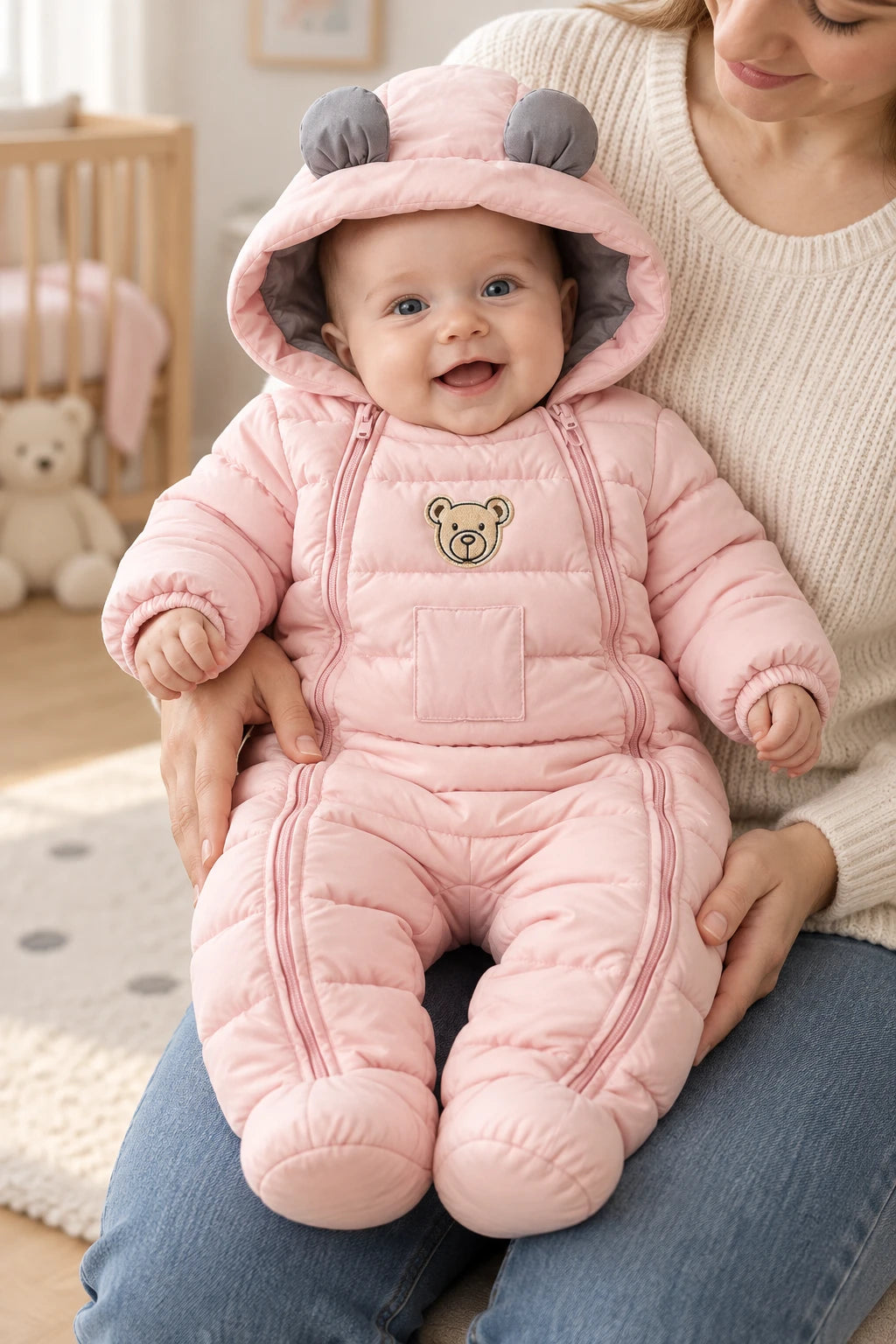 Combinaison Froid Bebe - Rose