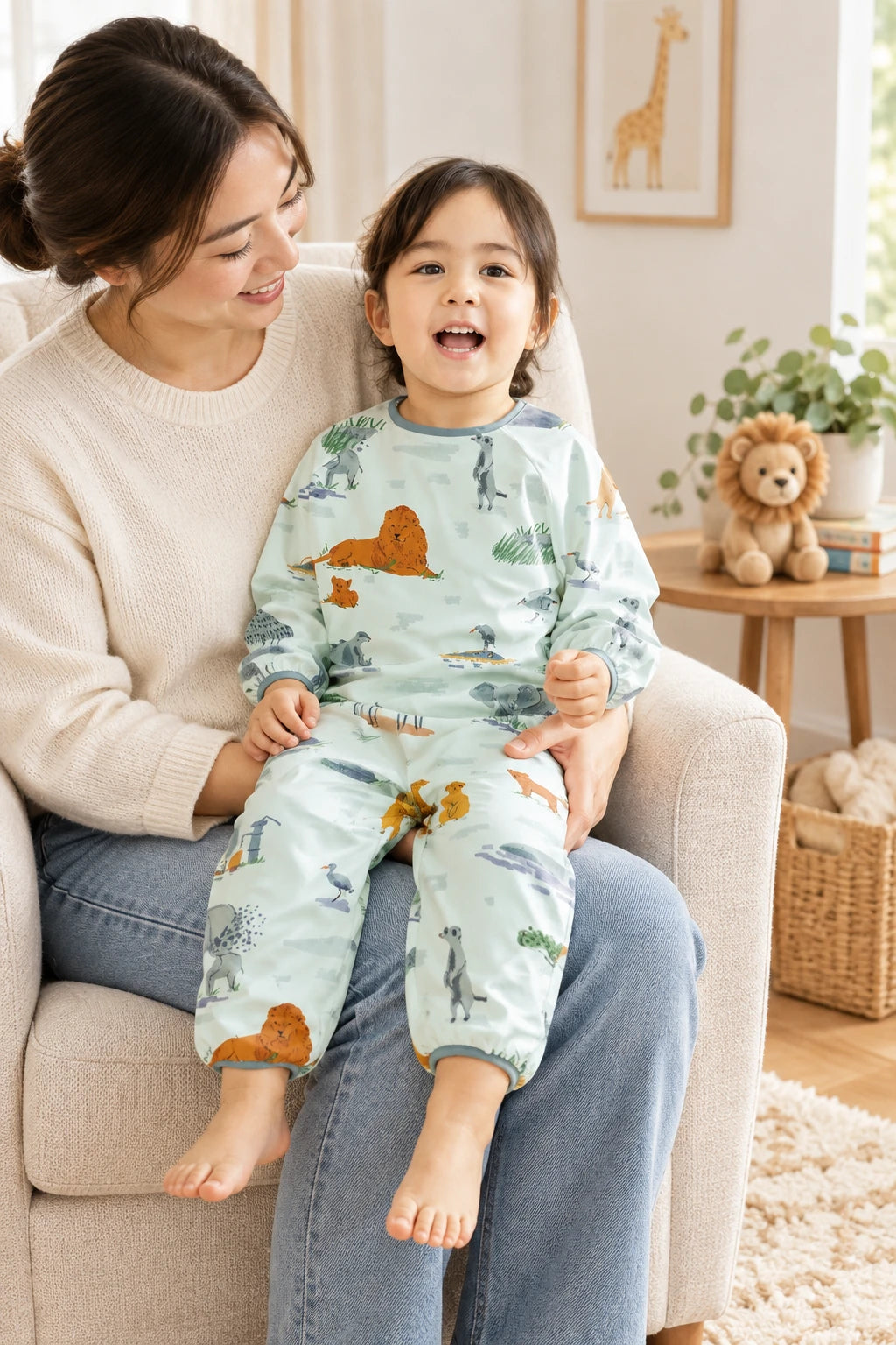Combinaison Impermeable Bebe - Animaux Afrique