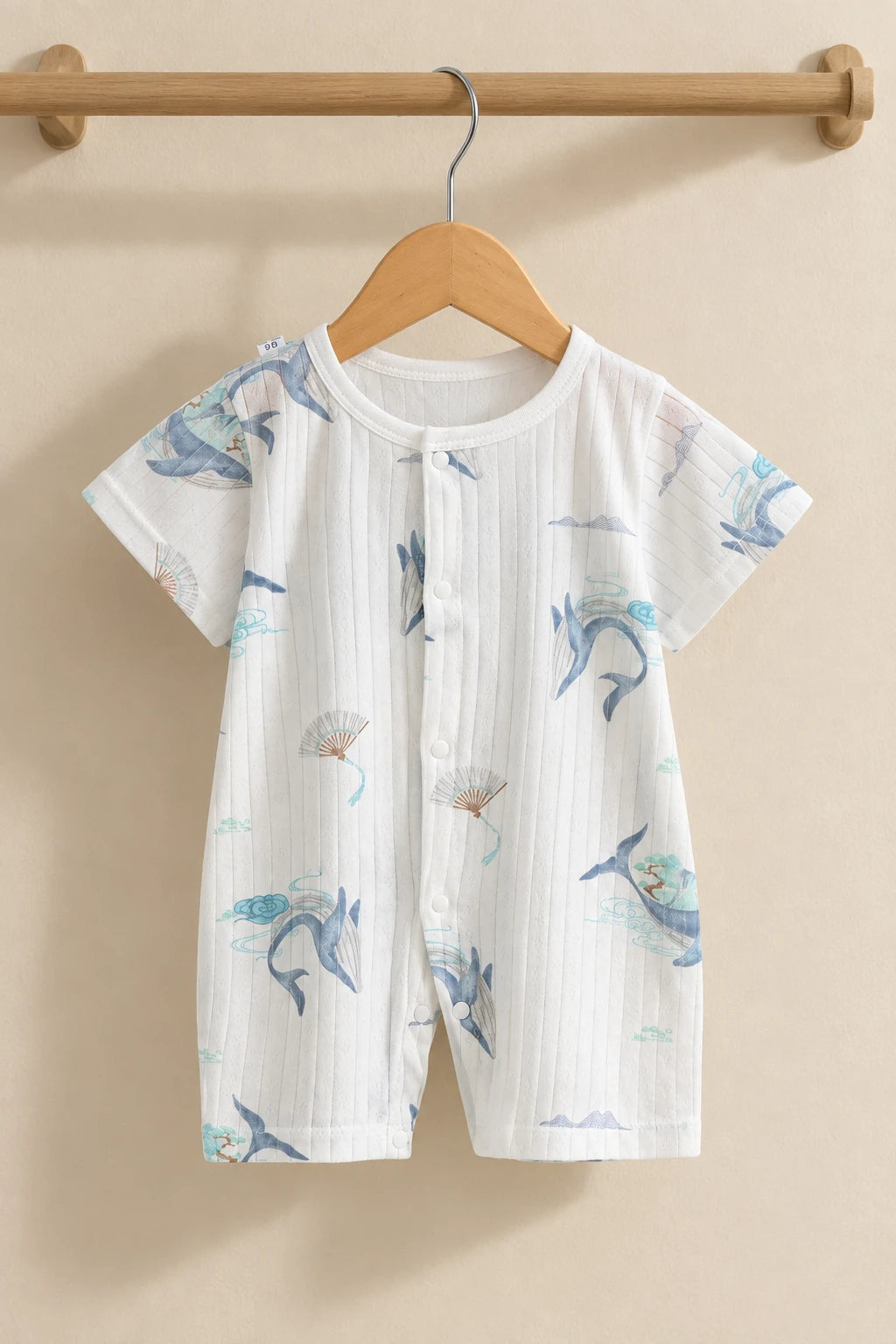Combinaison Legere Bebe - Baleines