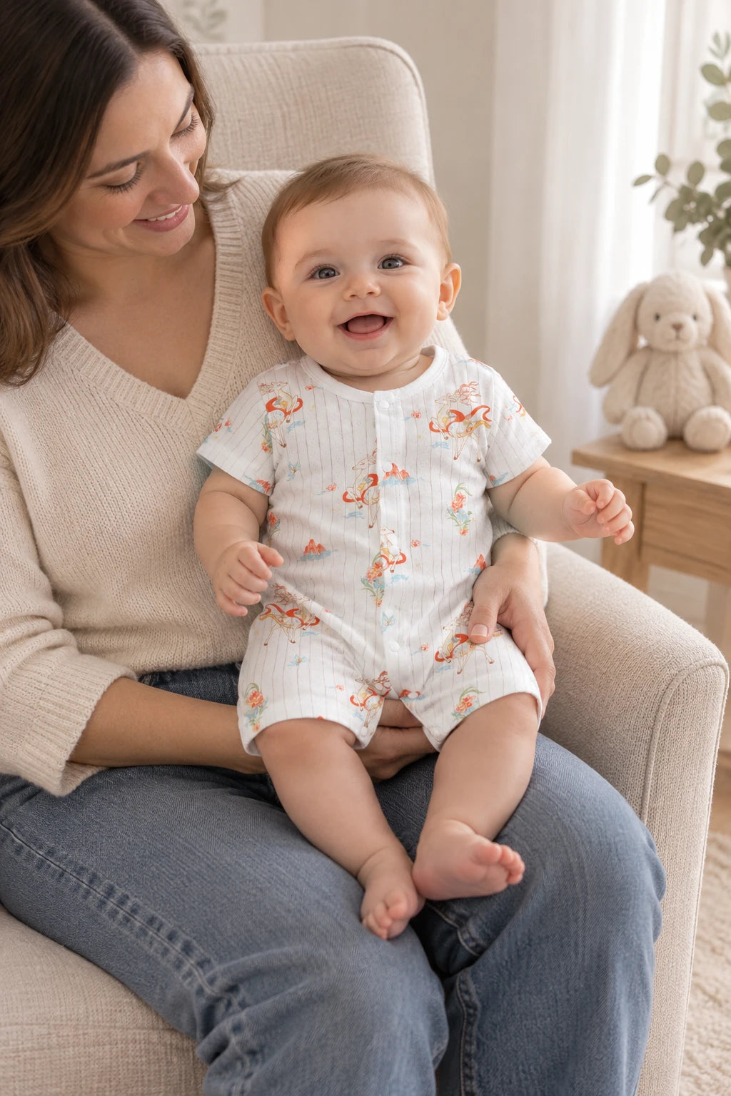 Combinaison Legere Bebe - Cerf Magique