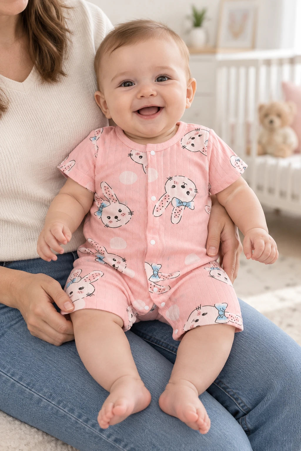 Combinaison Legere Bebe - Lapins