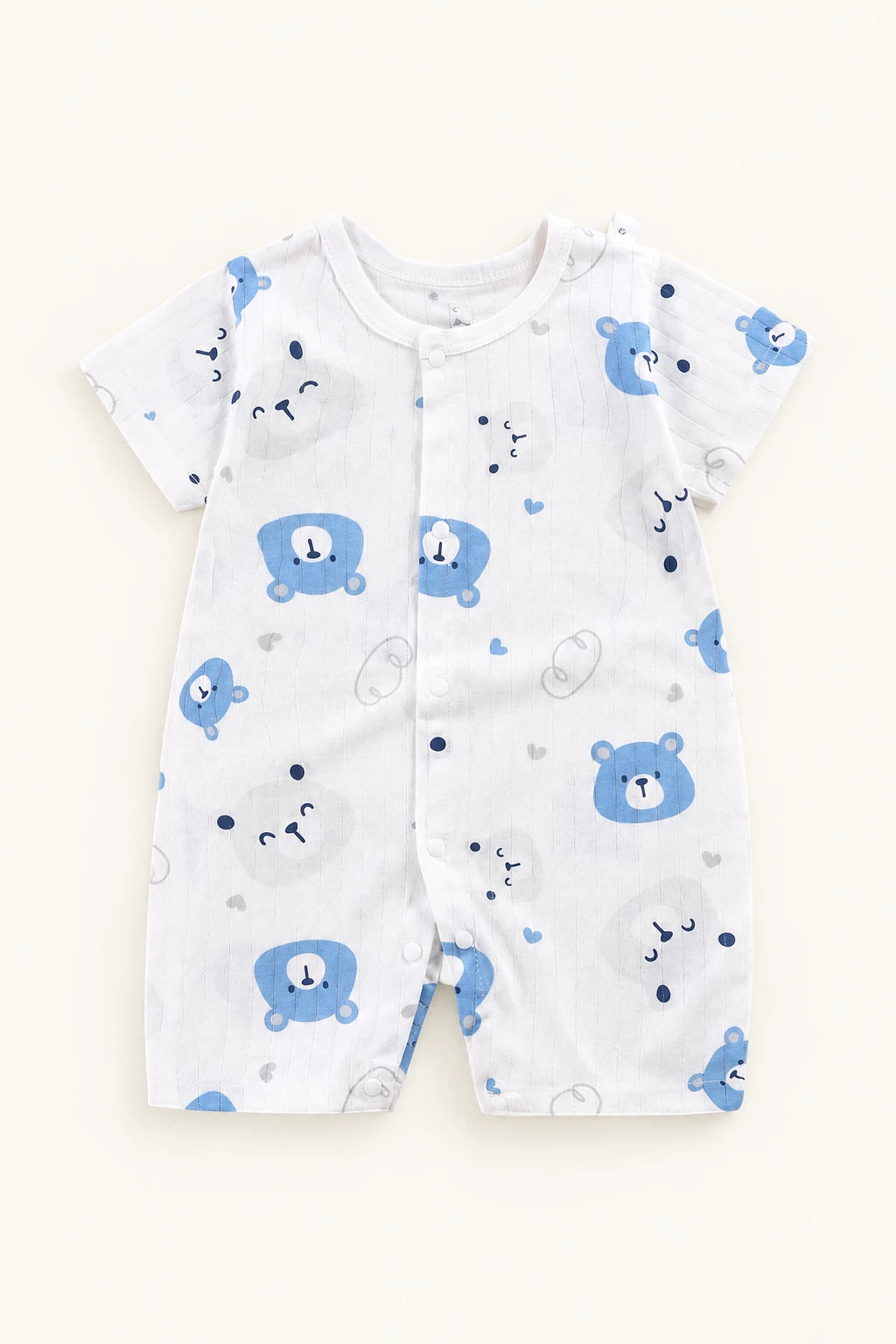 Combinaison Legere Bebe - Nounours Bleus