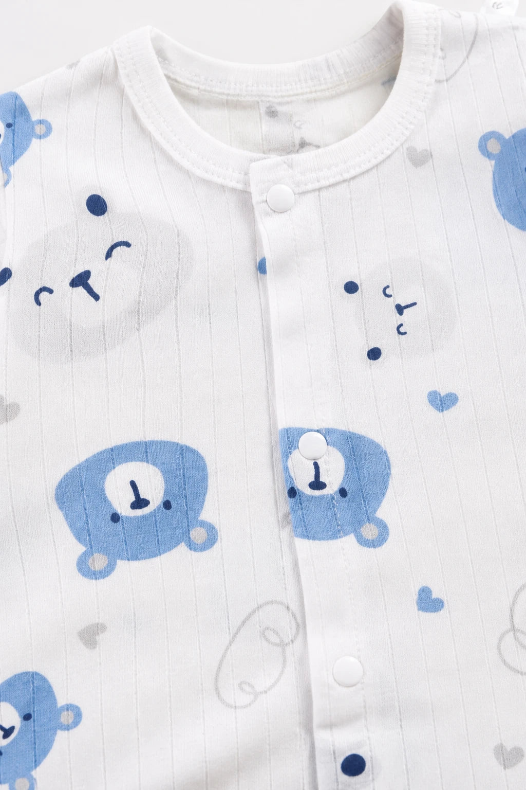 Combinaison Legere Bebe - Nounours Bleus