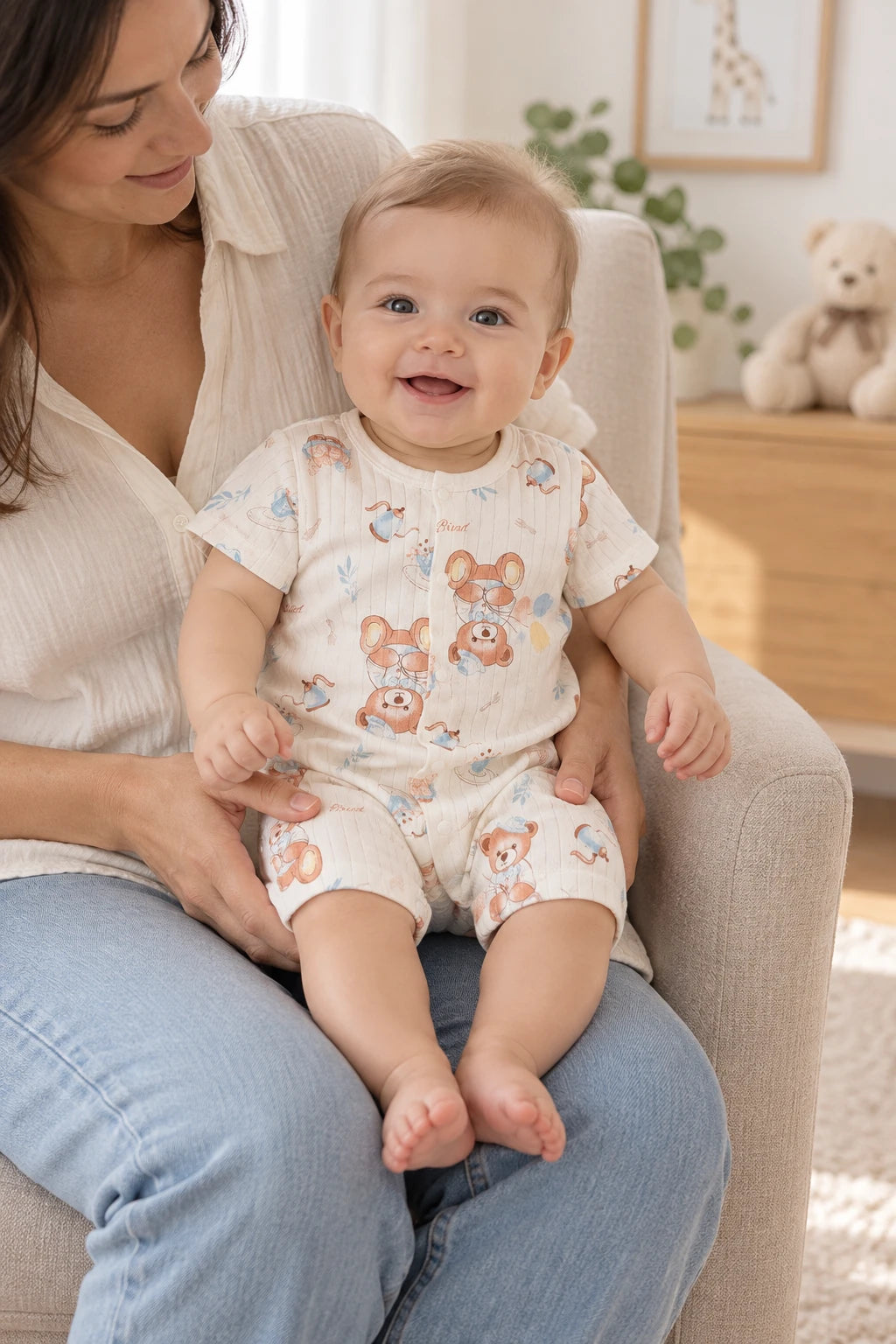 Combinaison Legere Bebe - Nounours