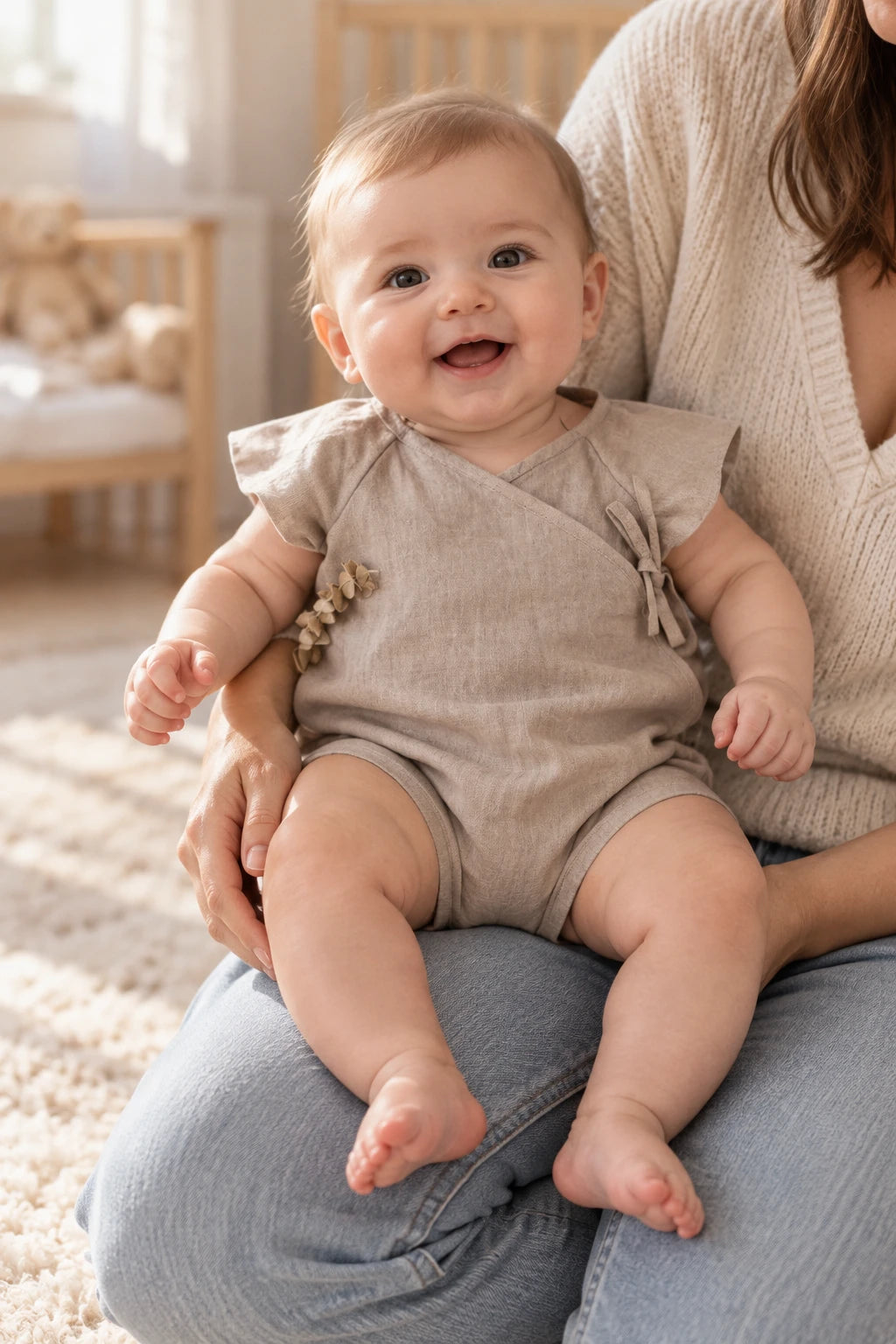 Combinaison Lin Bebe - Gris