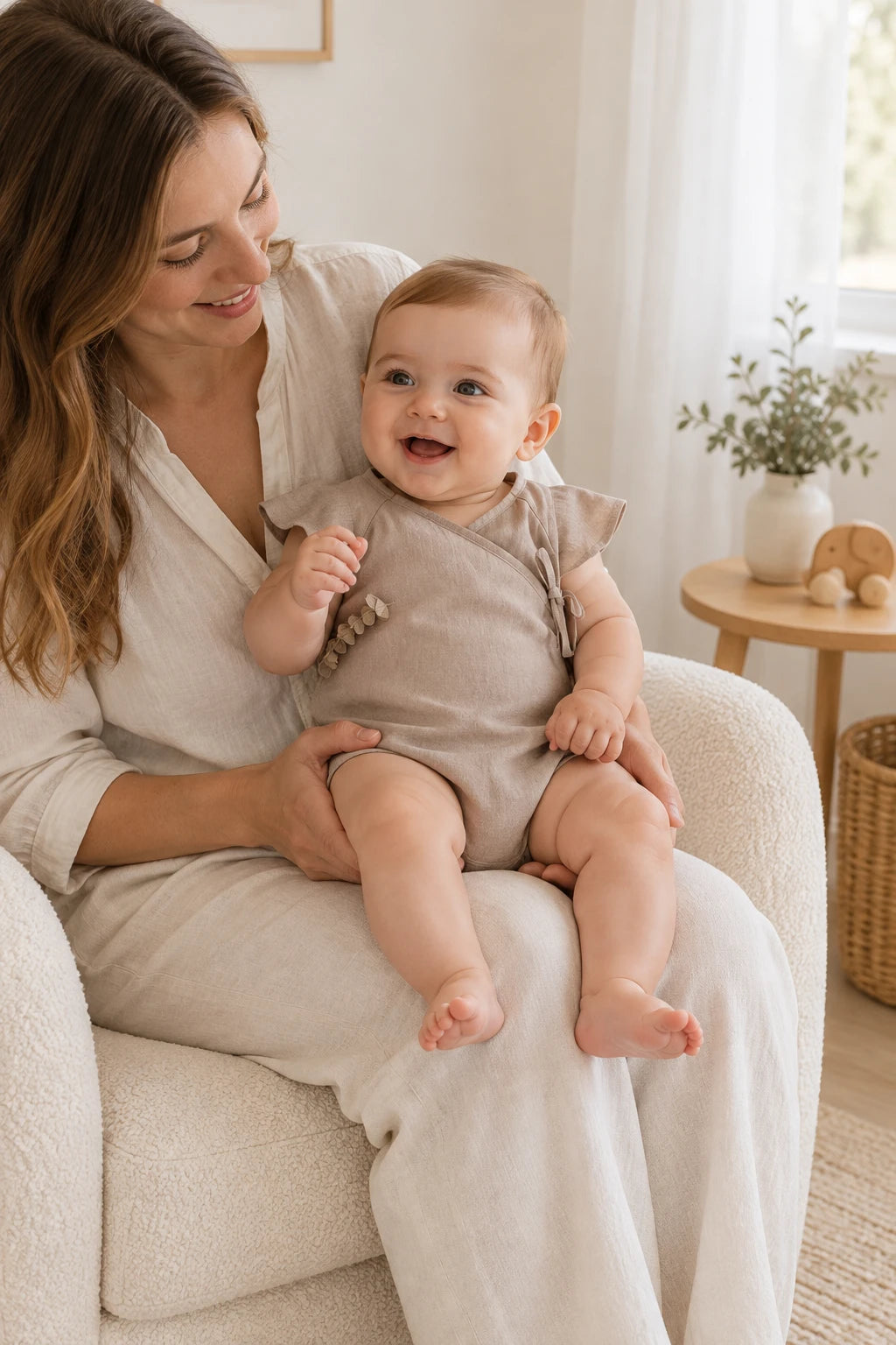 Combinaison Lin Bebe - Gris