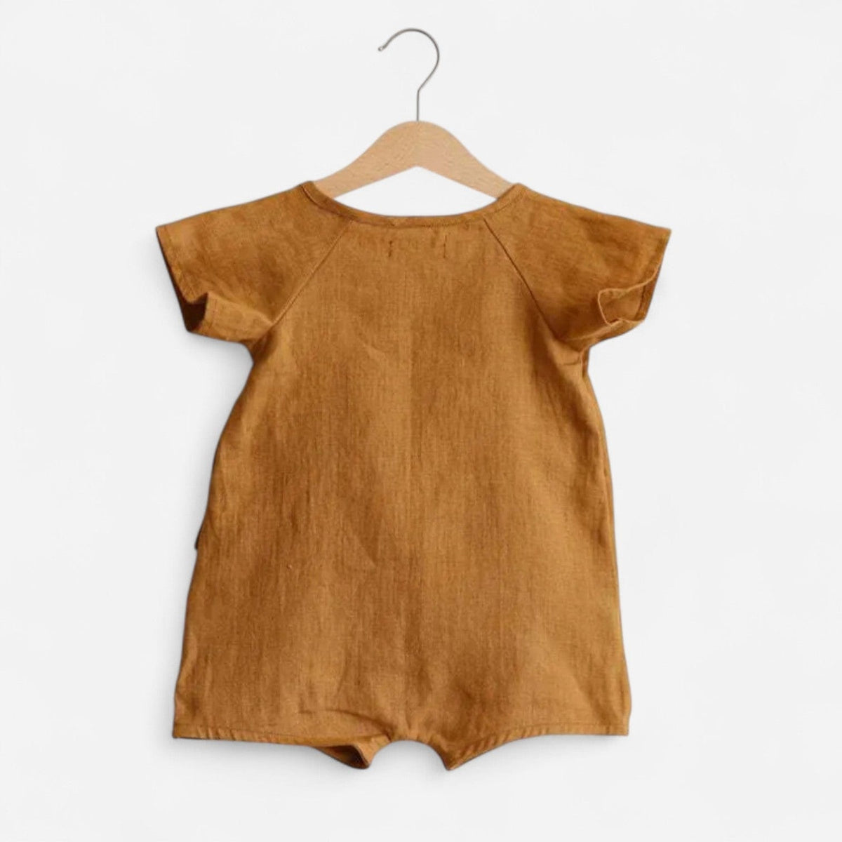 Combinaison Lin Bebe - Jaune : Confort & Élégance Naturelle