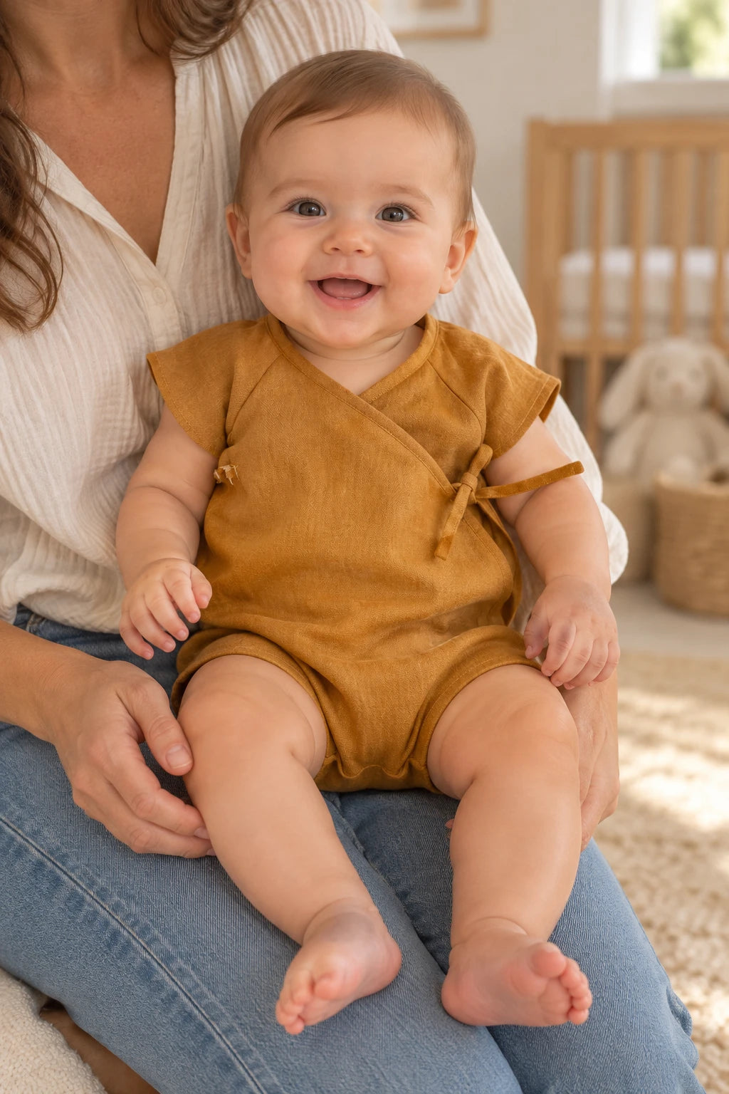 Combinaison Lin Bebe - Jaune