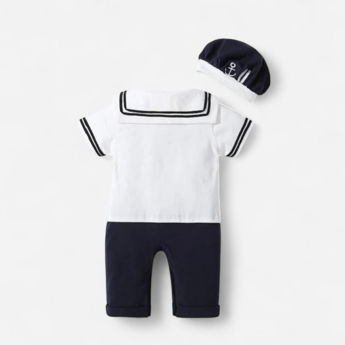Combinaison Marin Bebe - Blanc : Élégance & Confort Irrésistibles