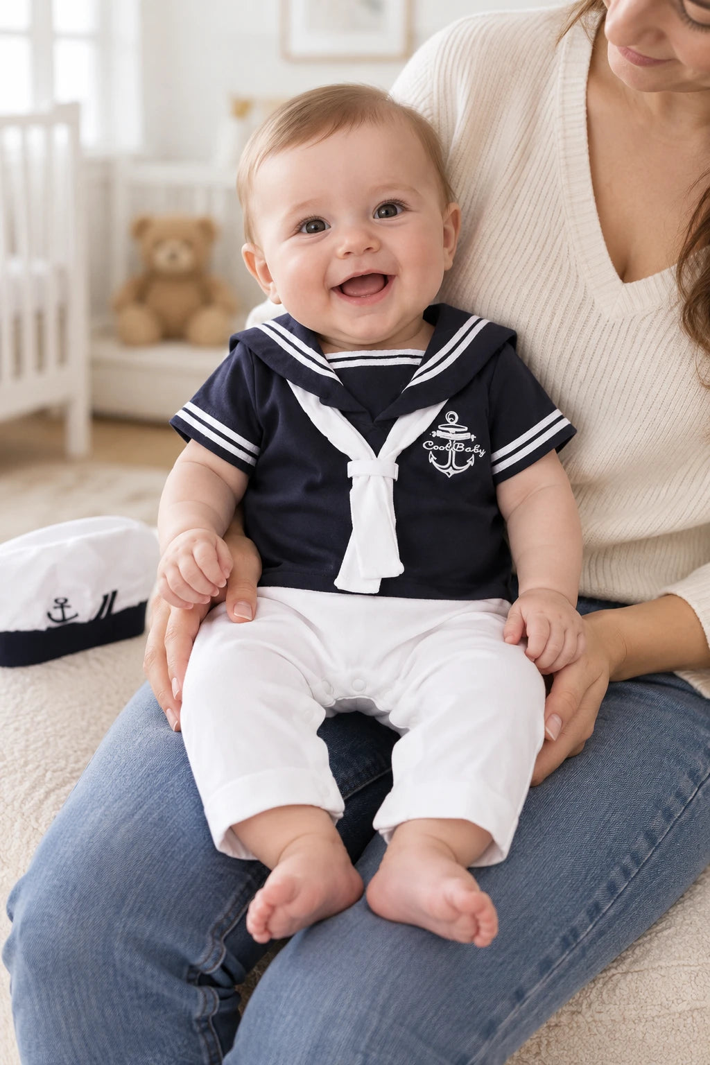 Combinaison Marin Bebe - Bleu Marine