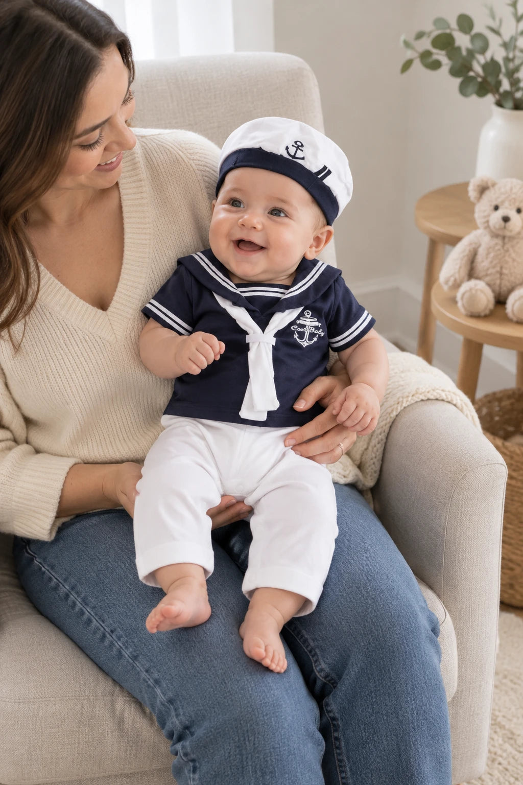 Combinaison Marin Bebe - Bleu Marine