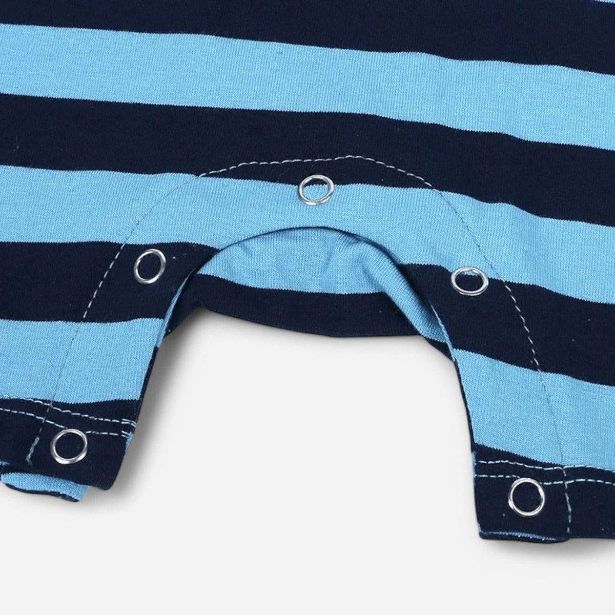 Combinaison Mariniere Bebe - Bleu Marine