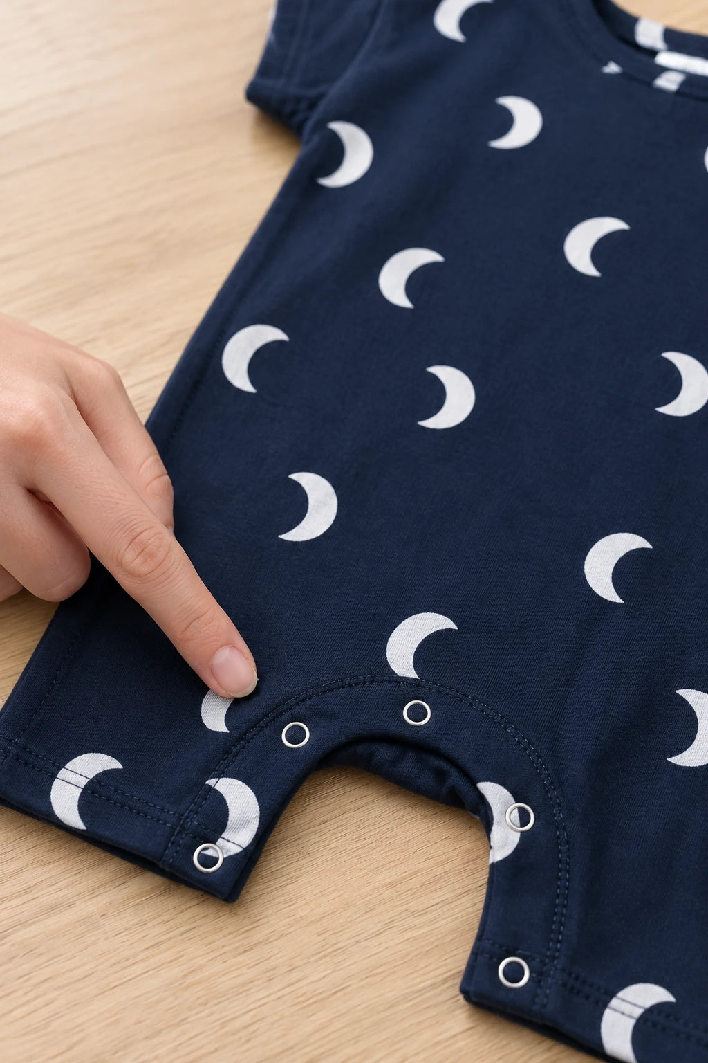 Combinaison Mariniere Bebe - Lune Noir