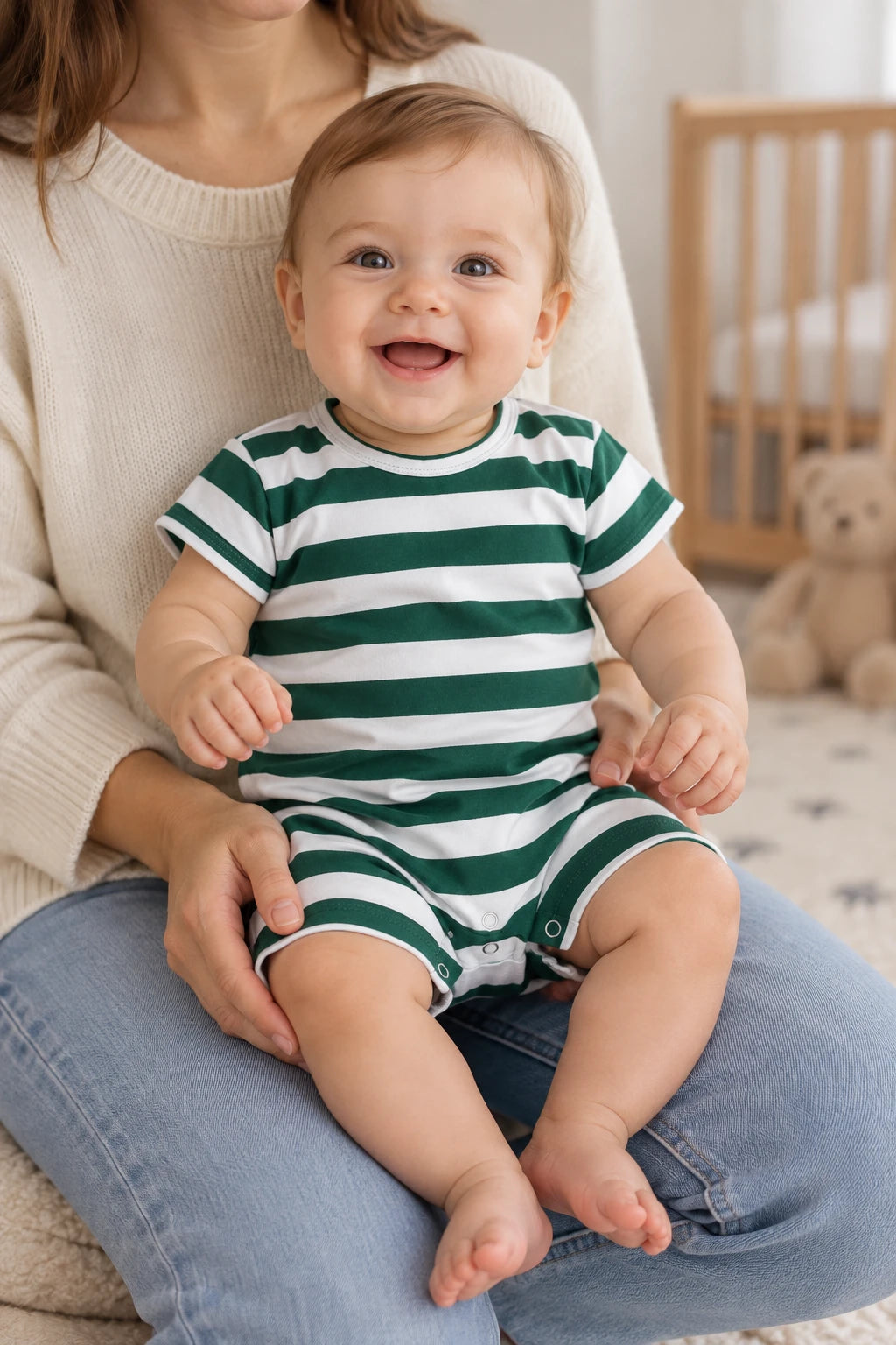Combinaison Mariniere Bebe - Vert