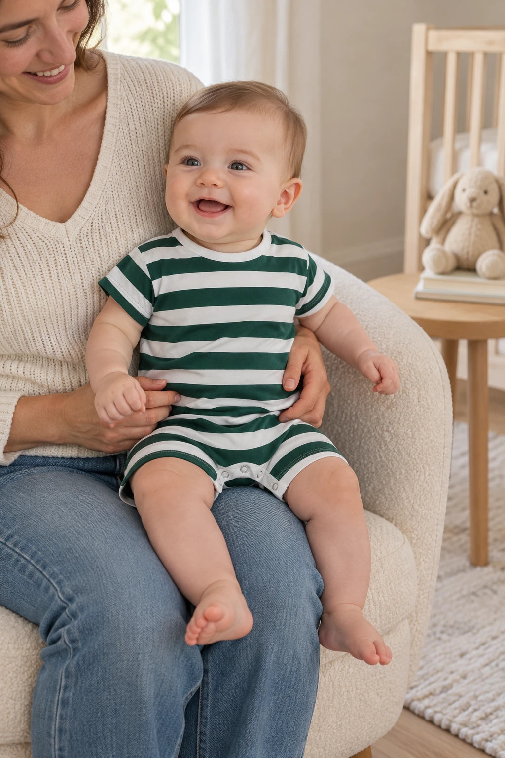 Combinaison Mariniere Bebe - Vert
