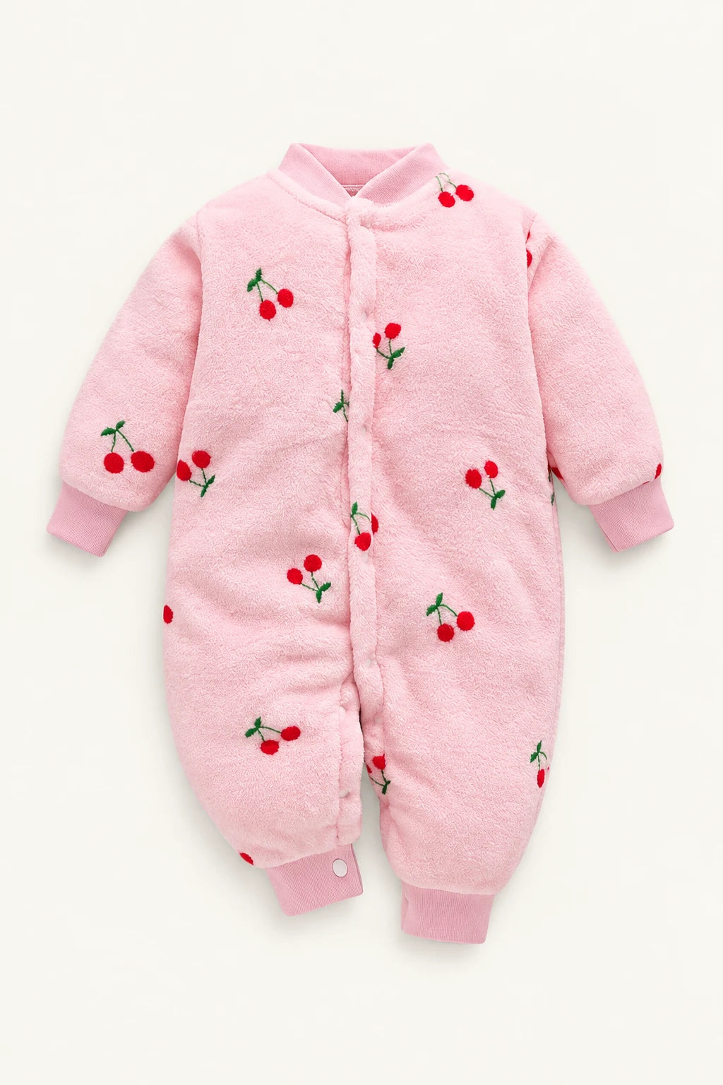 Combinaison Moumoute Bebe - Cerise