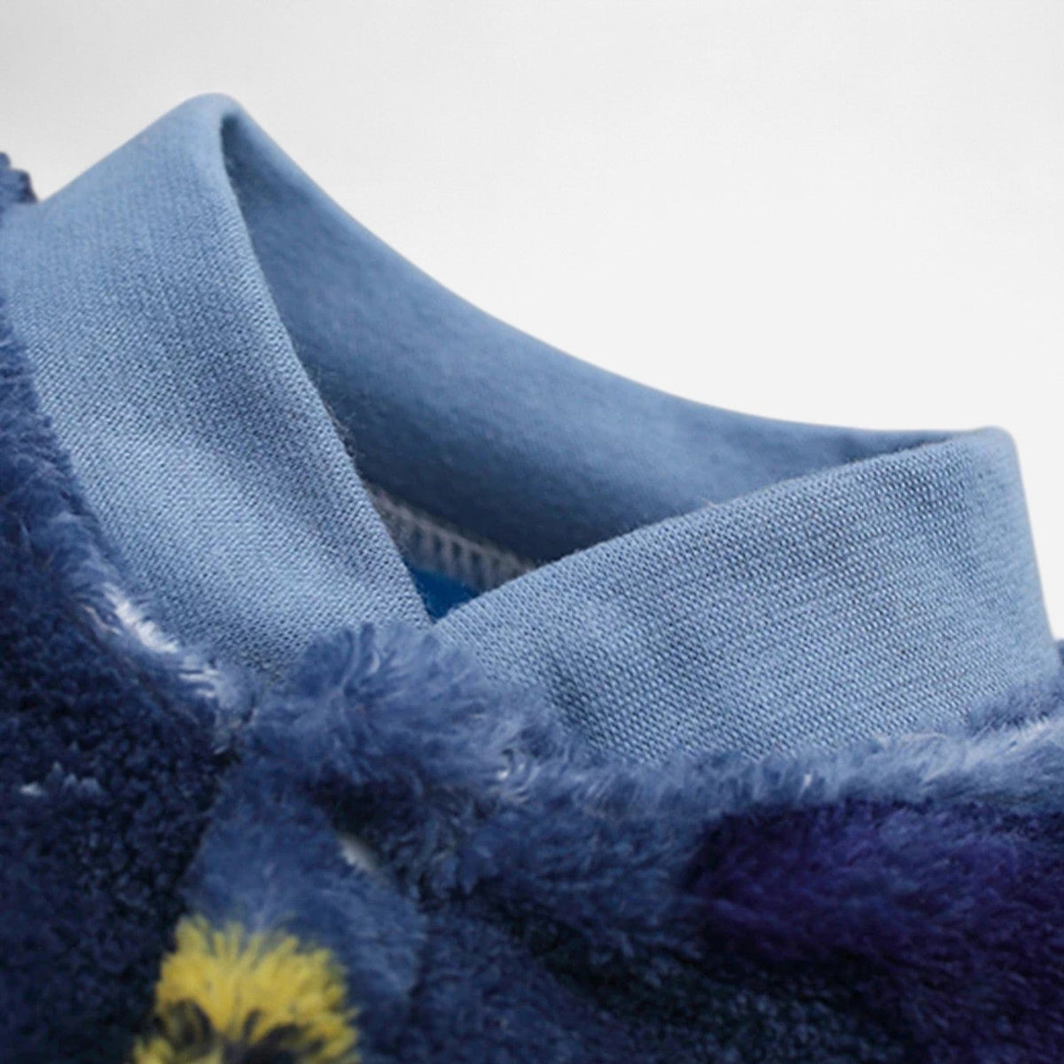 Combinaison Moumoute Bebe - Dinosaure Bleu