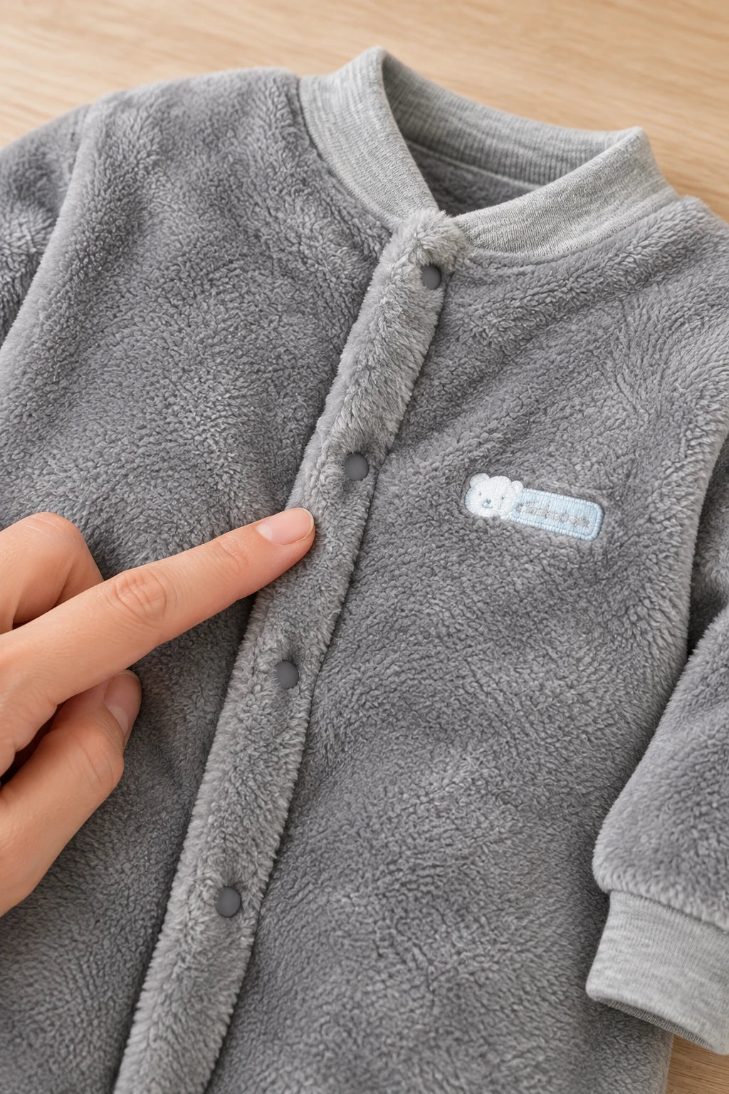 Combinaison Moumoute Bebe - Gris