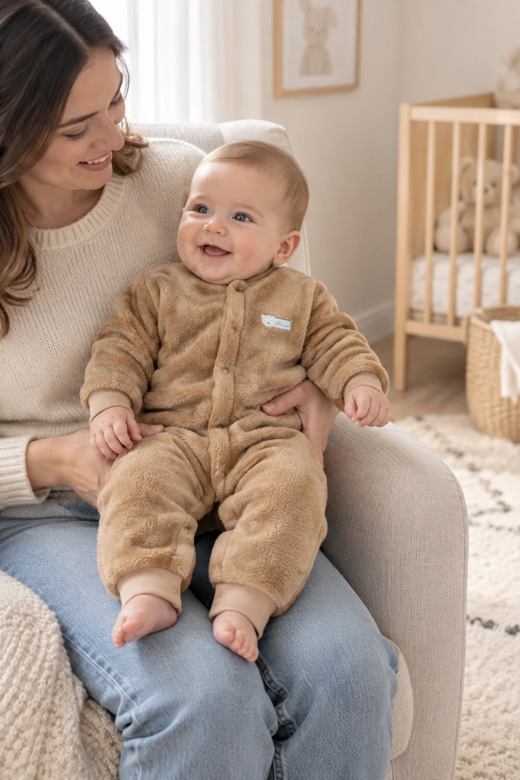 Combinaison Moumoute Bebe - Marron
