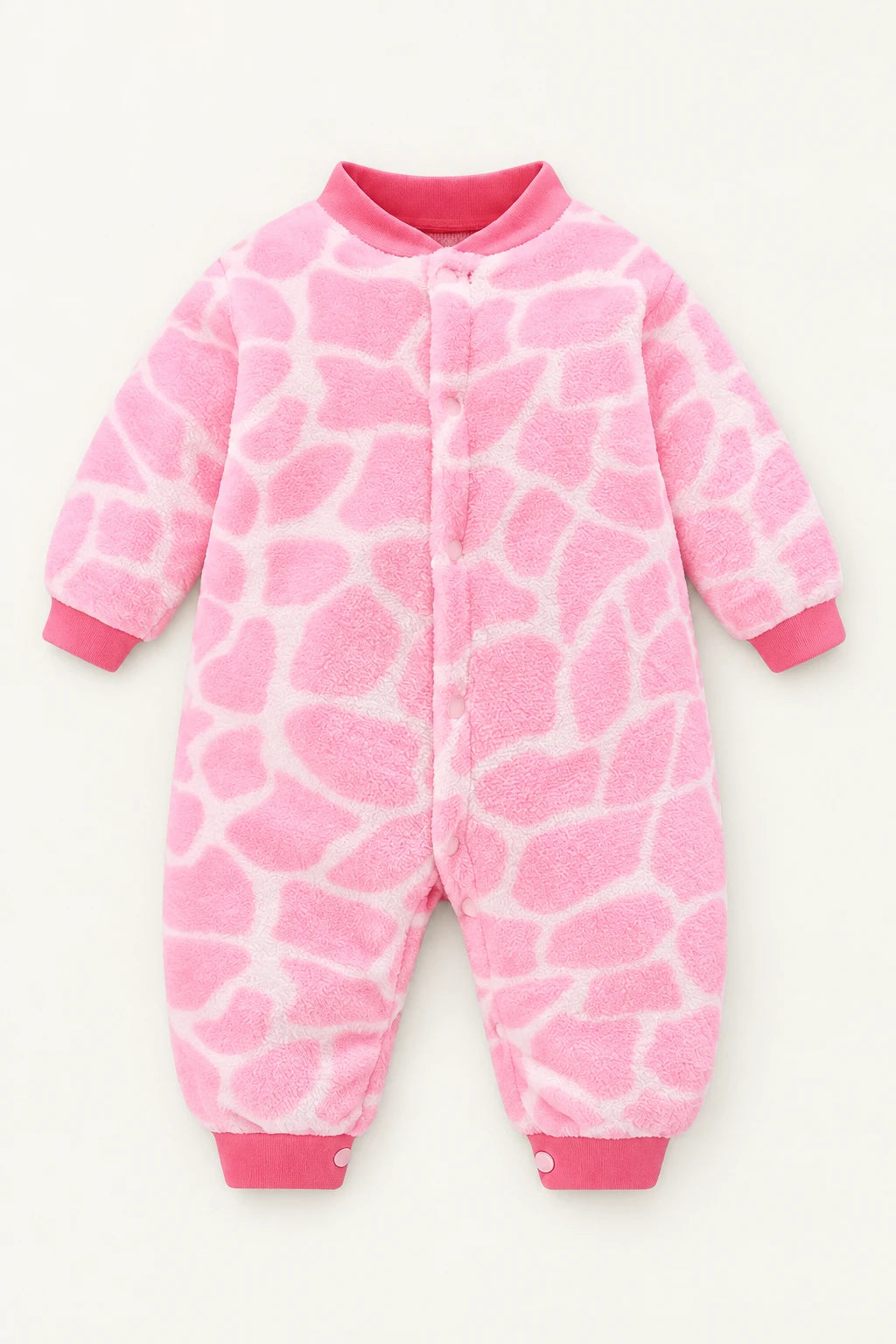 Combinaison Moumoute Bebe - Roche Rose
