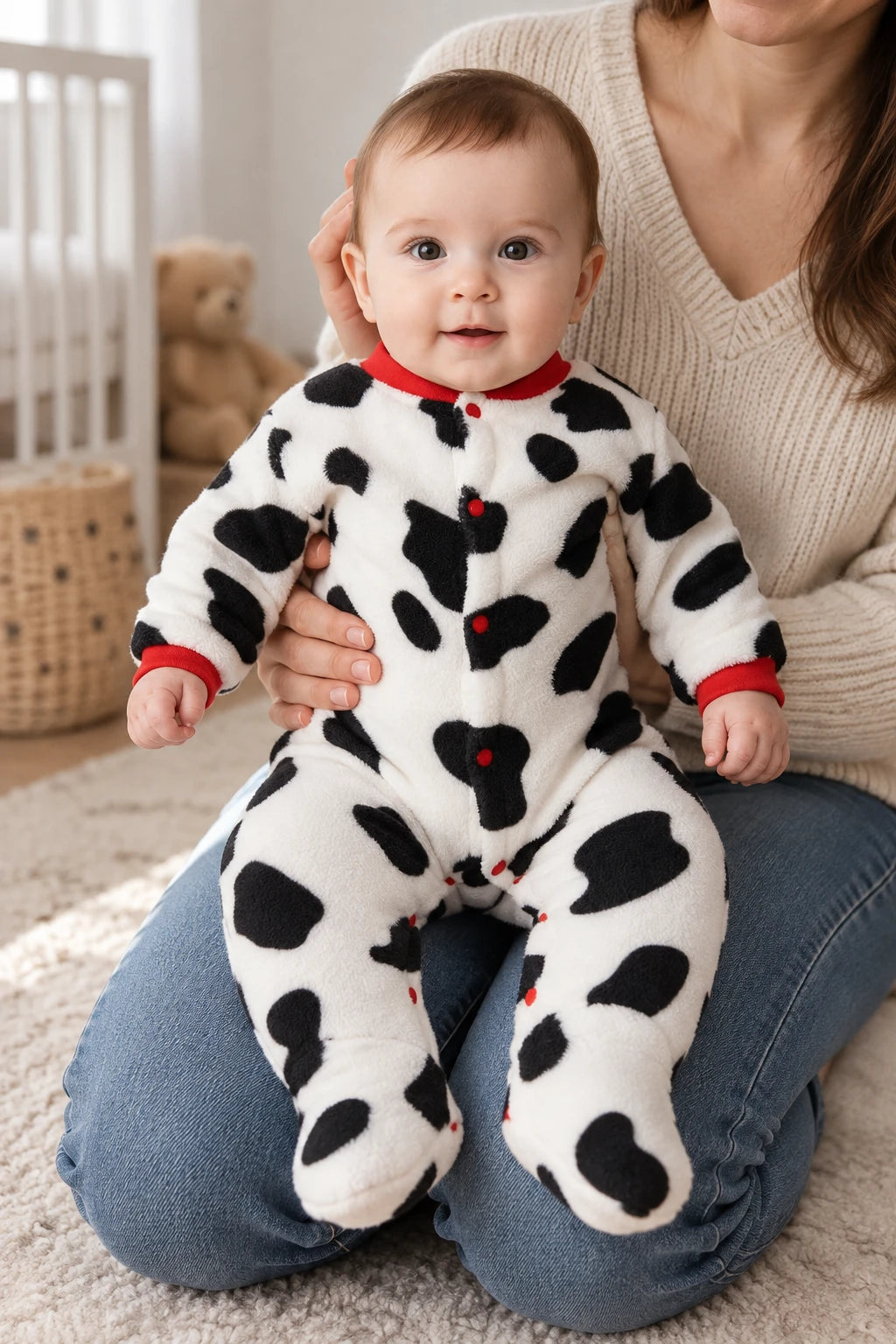 Combinaison Moumoute Bebe - Vache