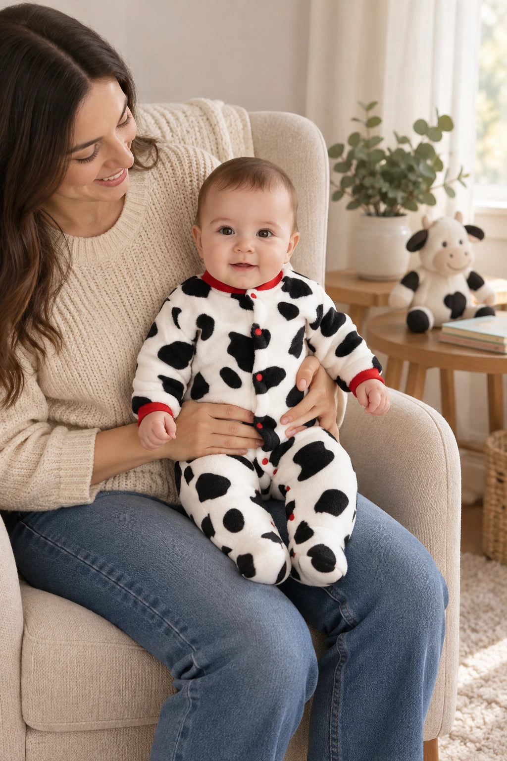 Combinaison Moumoute Bebe - Vache