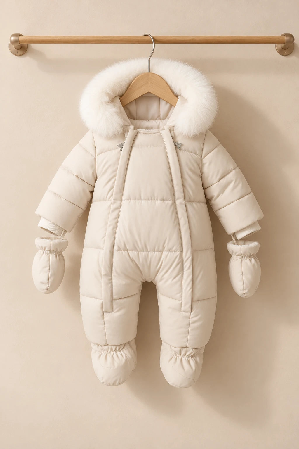 Combinaison Neige Bebe - Beige