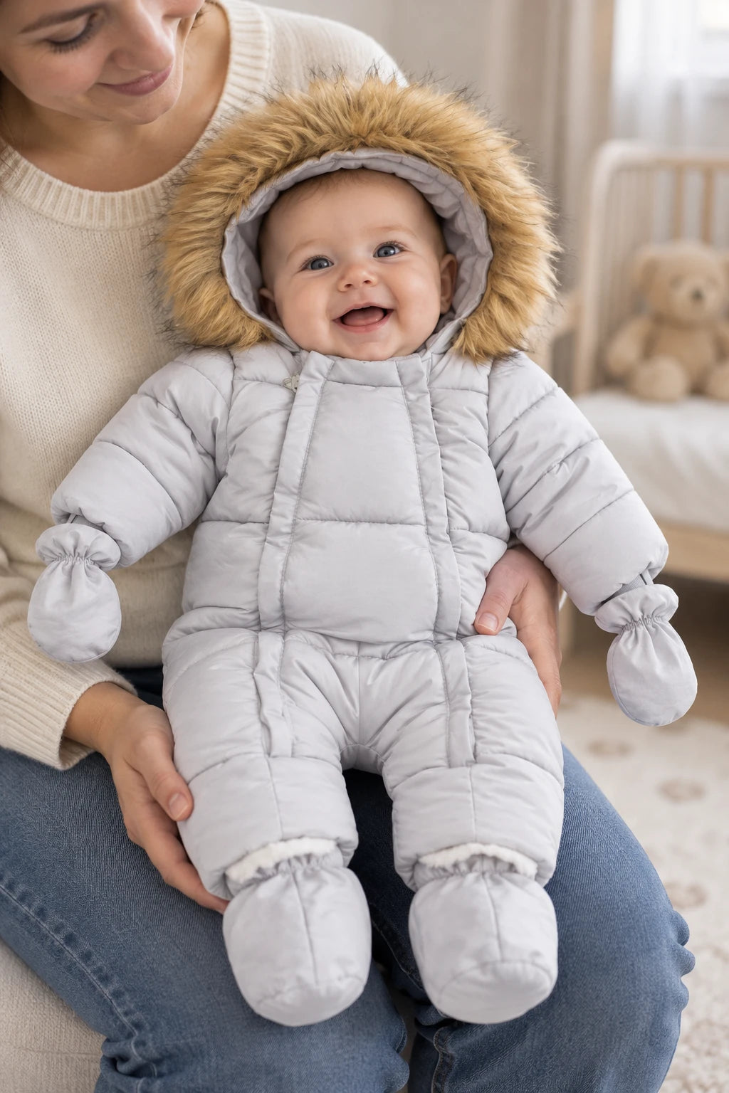 Combinaison Neige Bebe - Gris