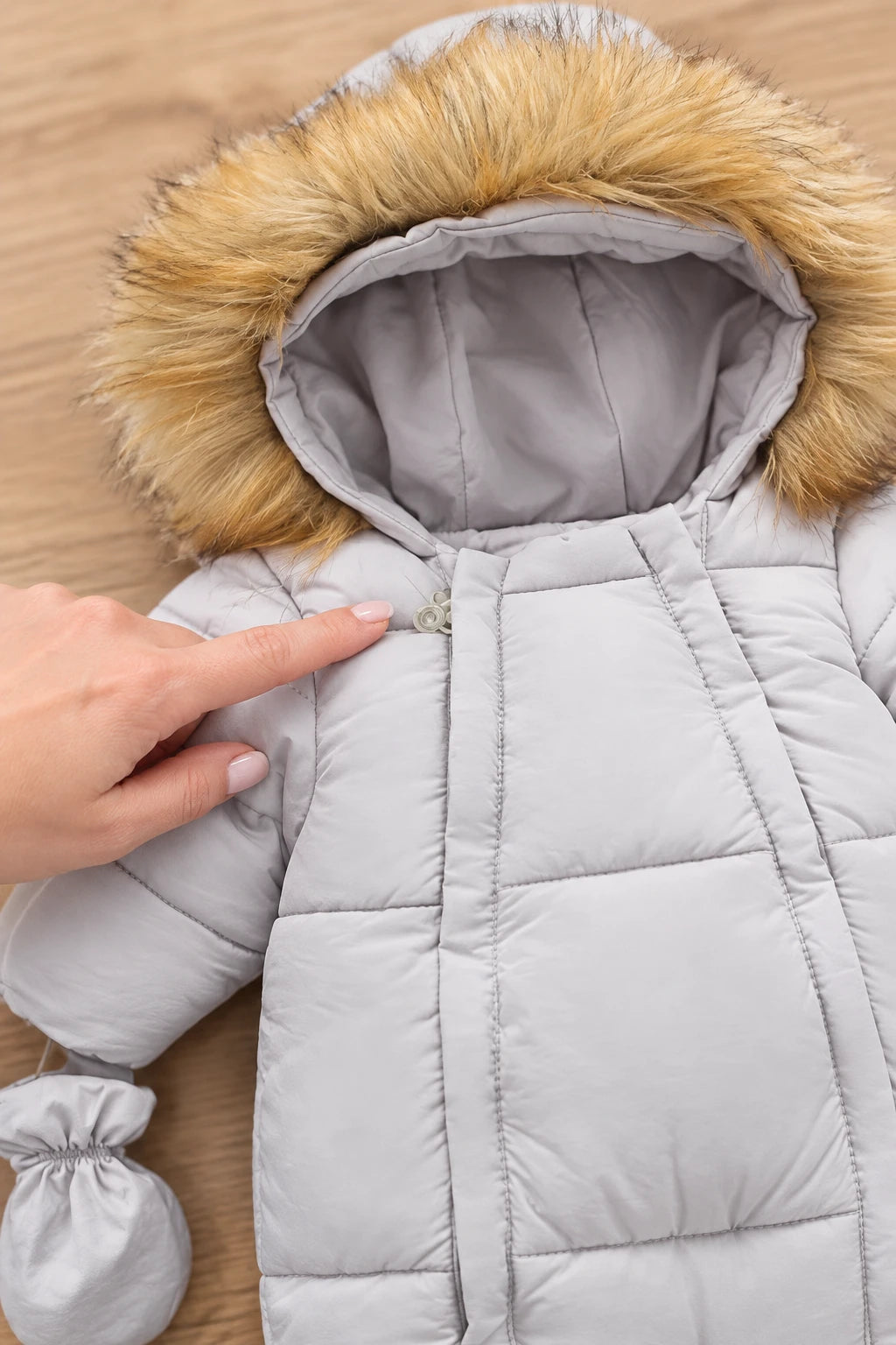 Combinaison Neige Bebe - Gris