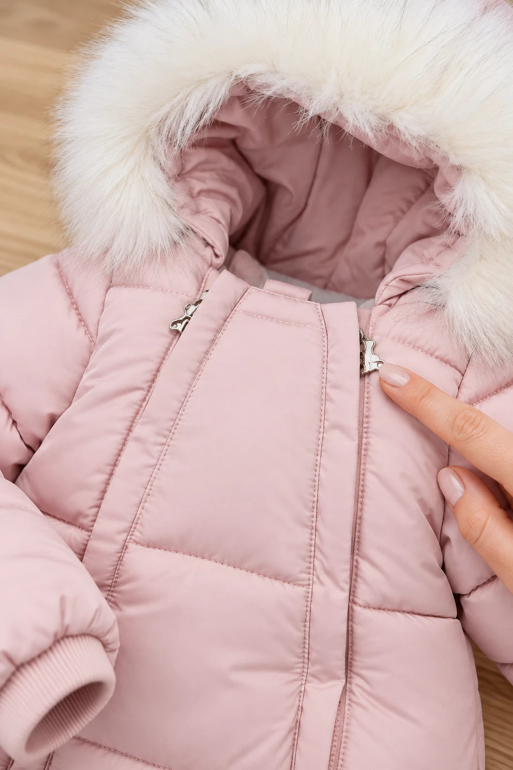 Combinaison Neige Bebe - Rose