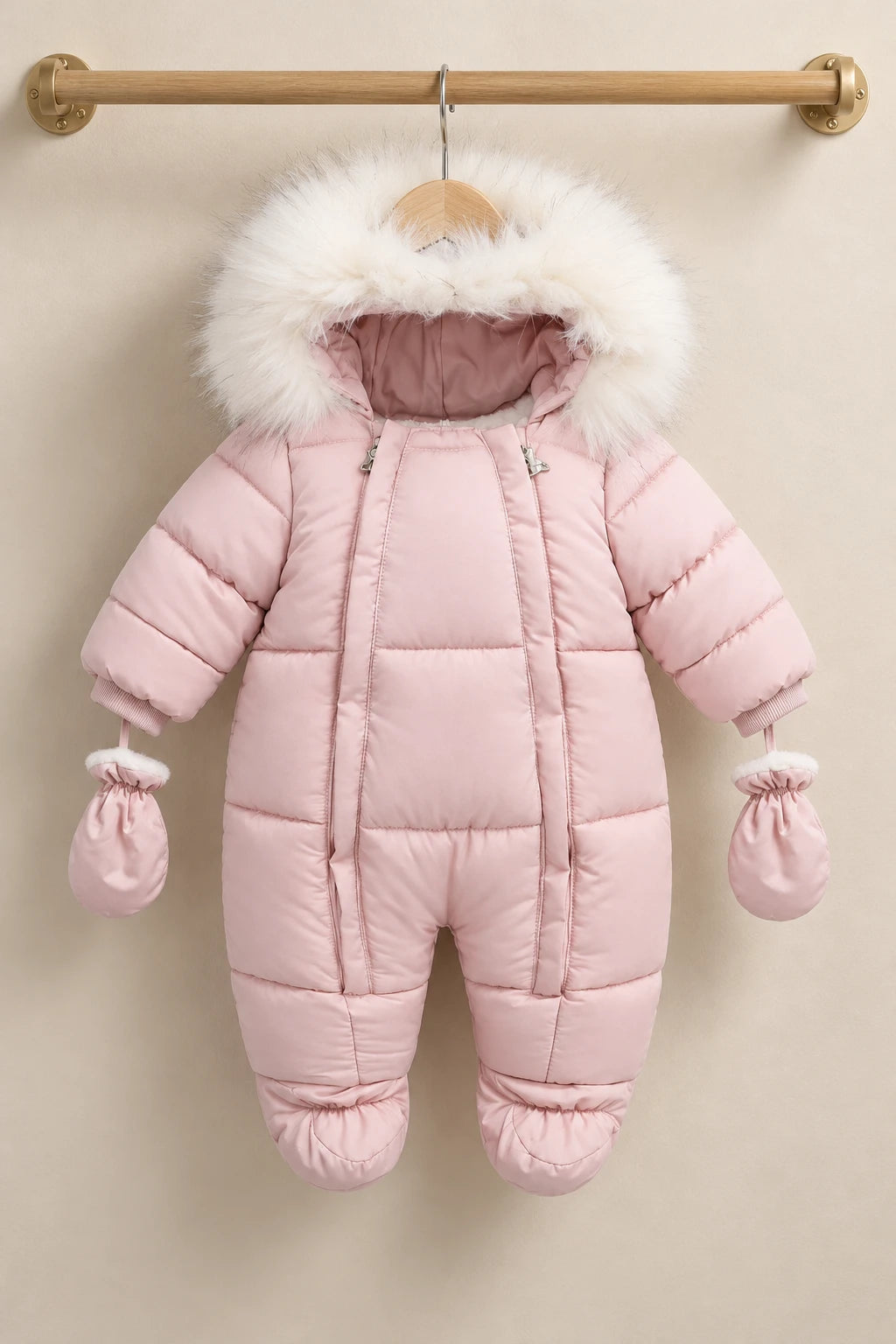 Combinaison Neige Bebe - Rose