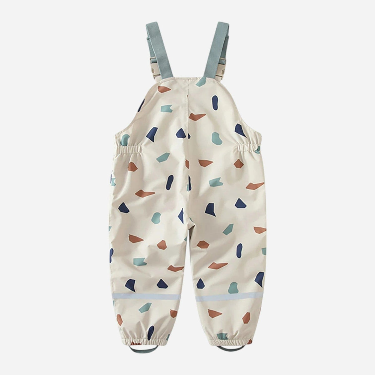 Combinaison Pluie Bebe Bretelles - Blanc