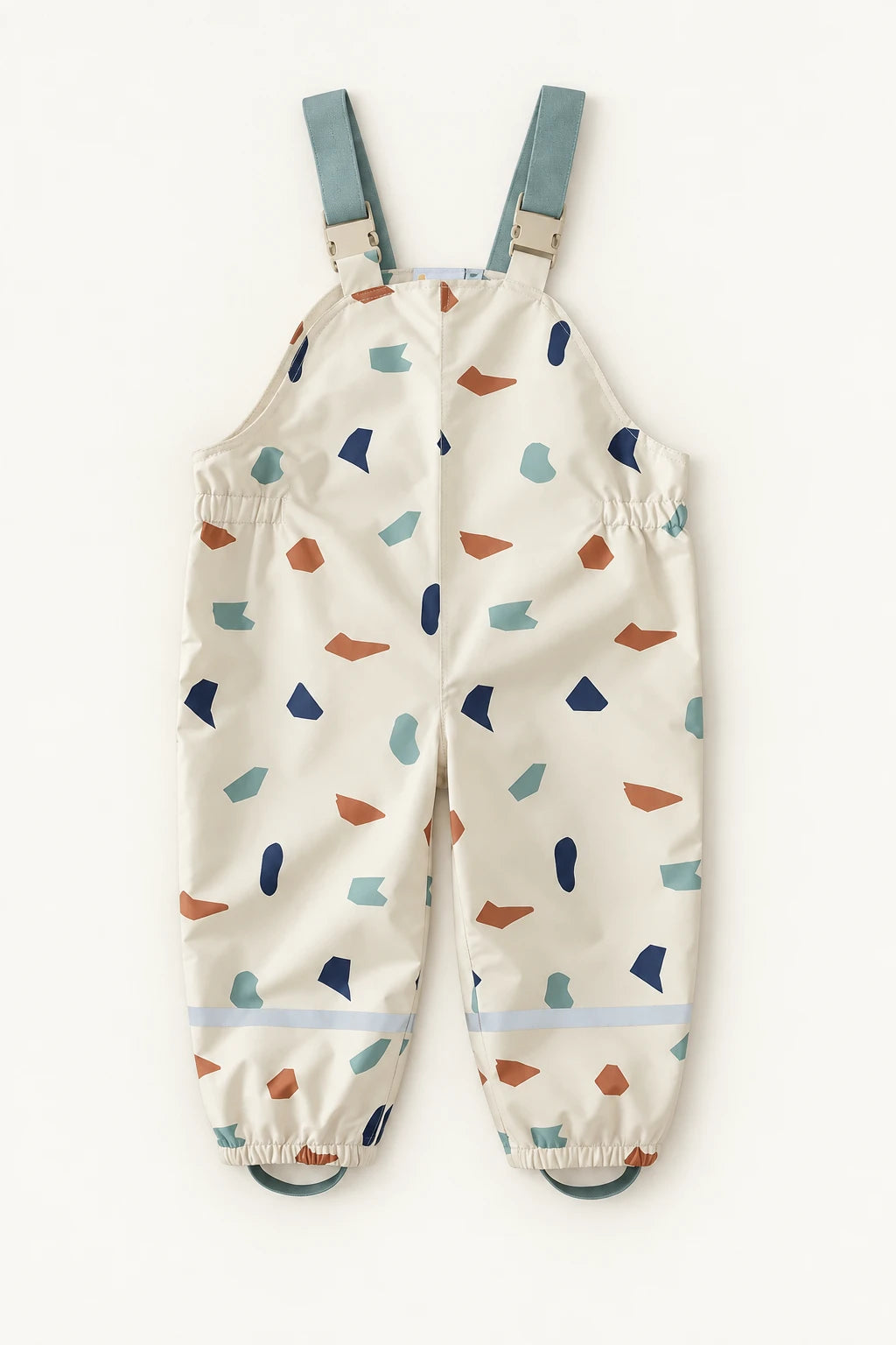 Combinaison Pluie Bebe Bretelles - Blanc