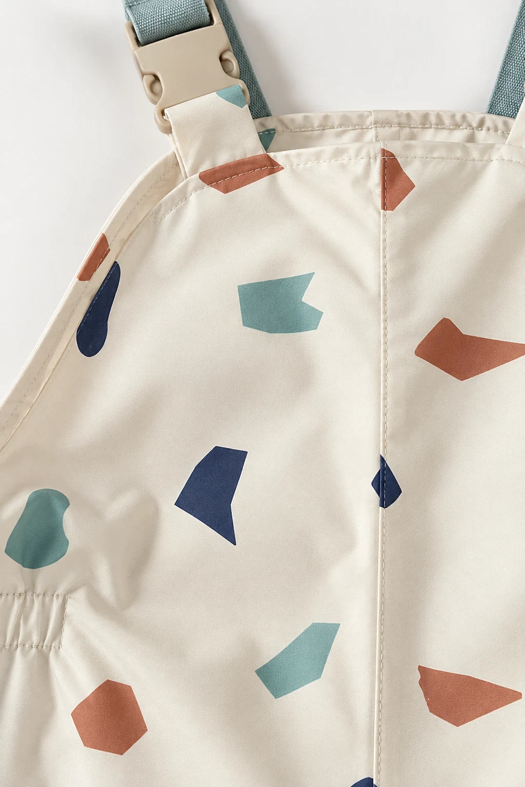 Combinaison Pluie Bebe Bretelles - Blanc