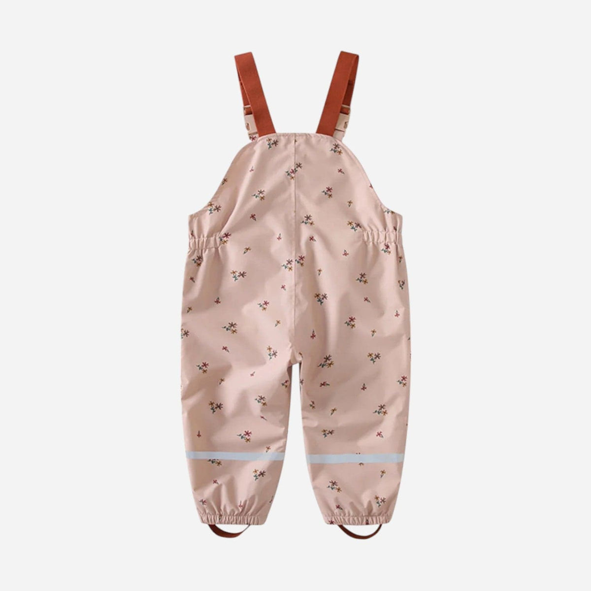 Combinaison Pluie Bebe Bretelles - Rose