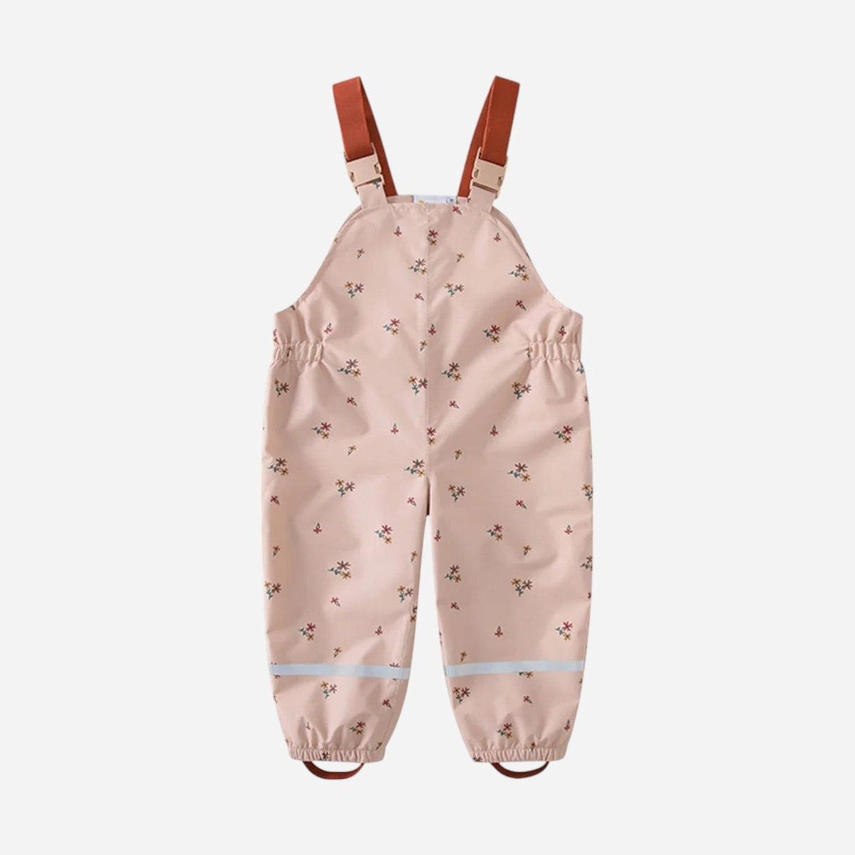 Combinaison Pluie Bebe Bretelles - Rose