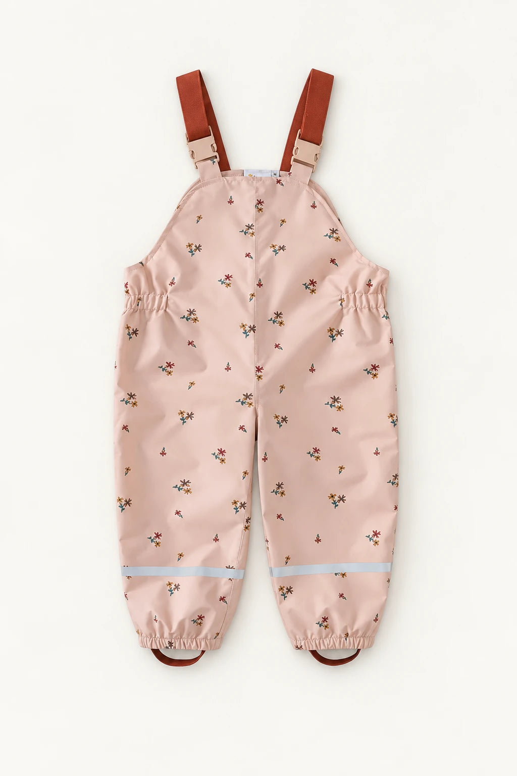 Combinaison Pluie Bebe Bretelles - Rose