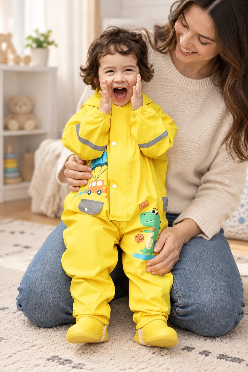 Combinaison Pluie Pour Bebe - Dinosaure