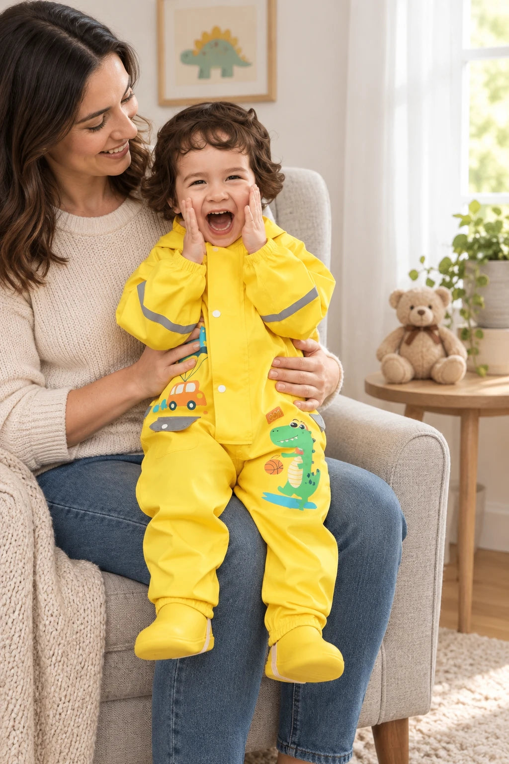 Combinaison Pluie Pour Bebe - Dinosaure