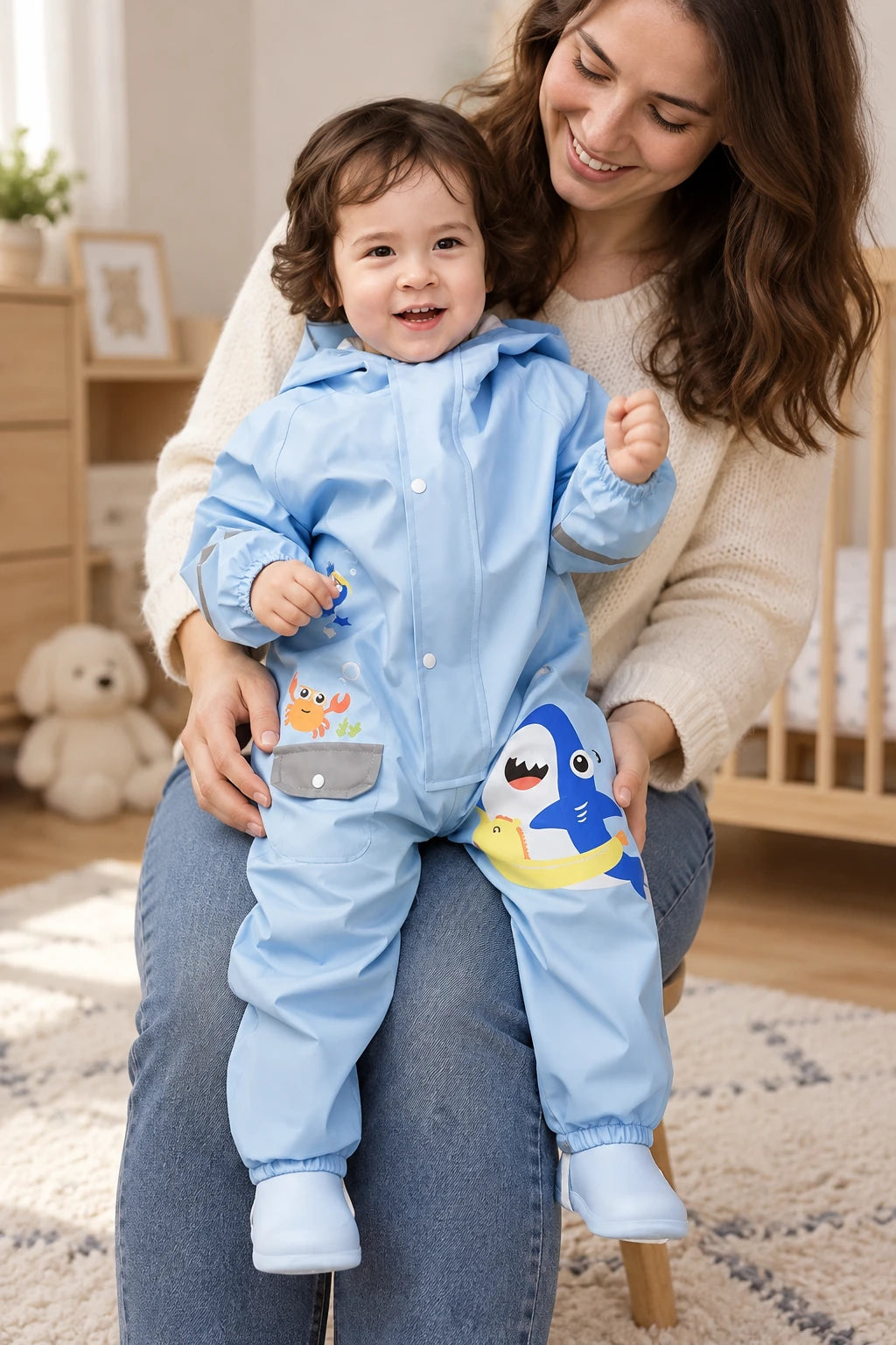 Combinaison Pluie Pour Bebe - Requin
