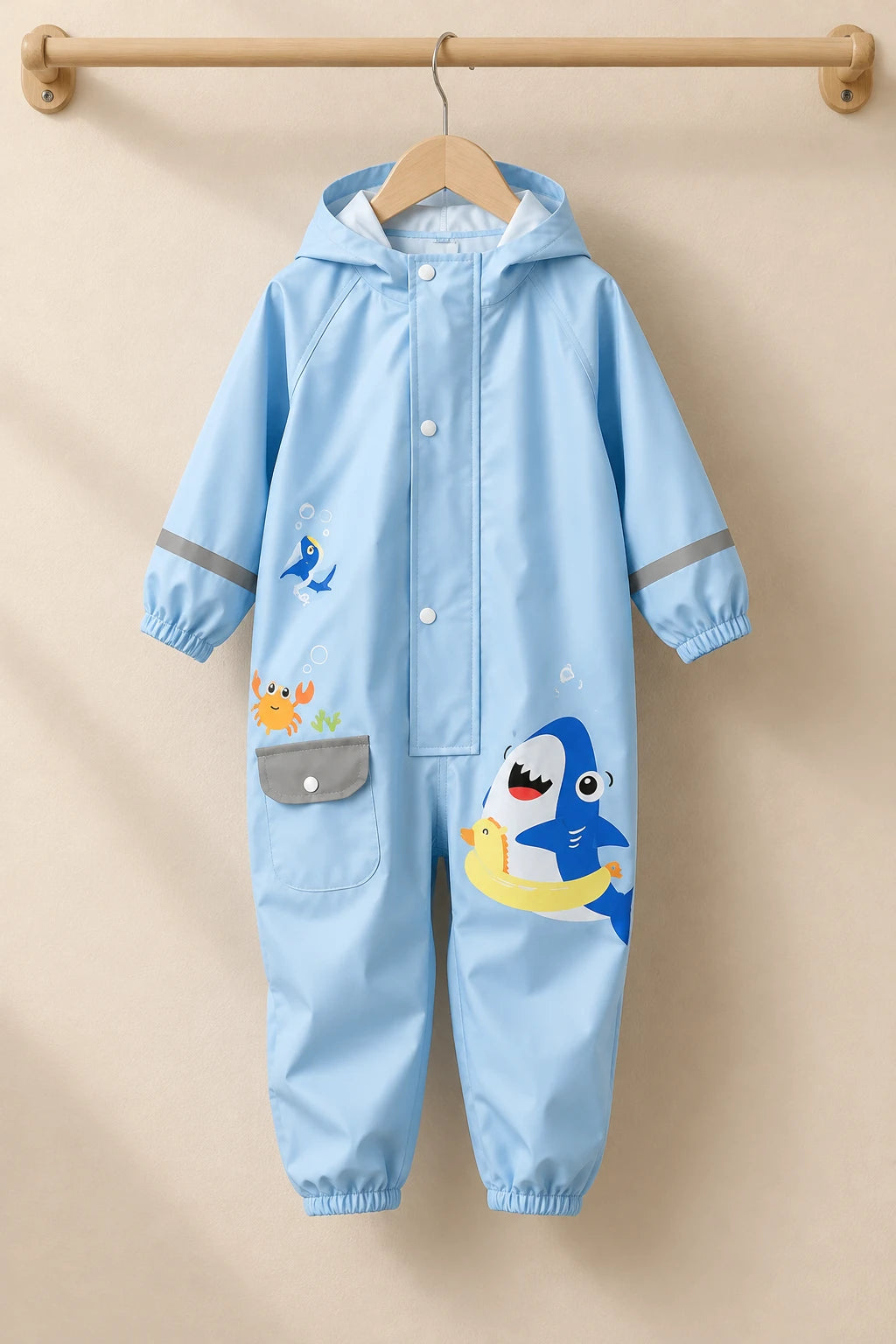Combinaison Pluie Pour Bebe - Requin