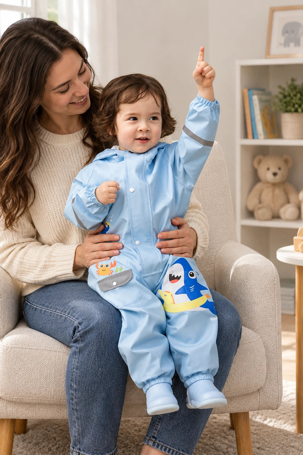 Combinaison Pluie Pour Bebe - Requin